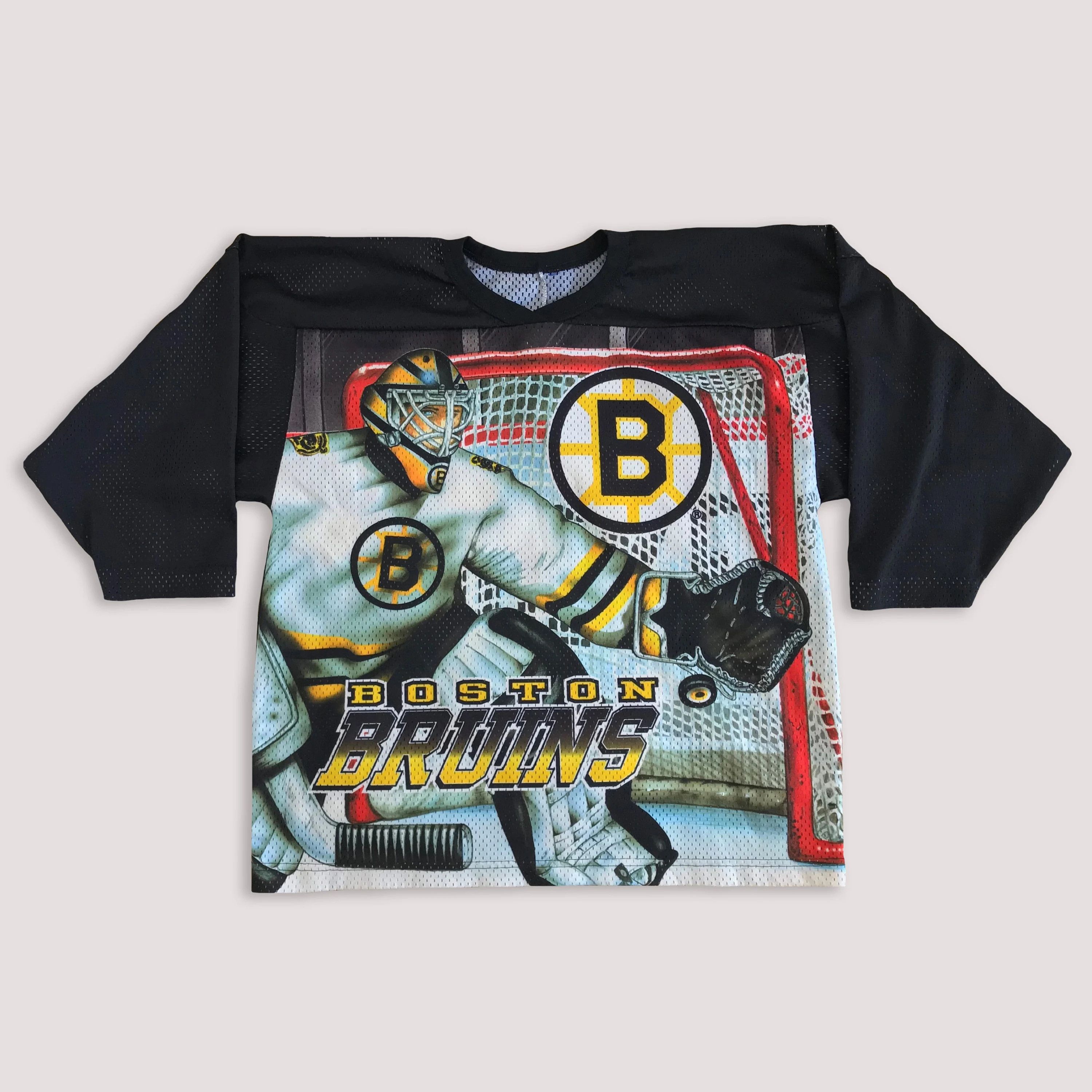 Ccm Vintage 90s CCM BOSTON BRUINS Jersey Fanimation NHL USA Size US S / EU 44-46 / 1 - 2 Thumbnail