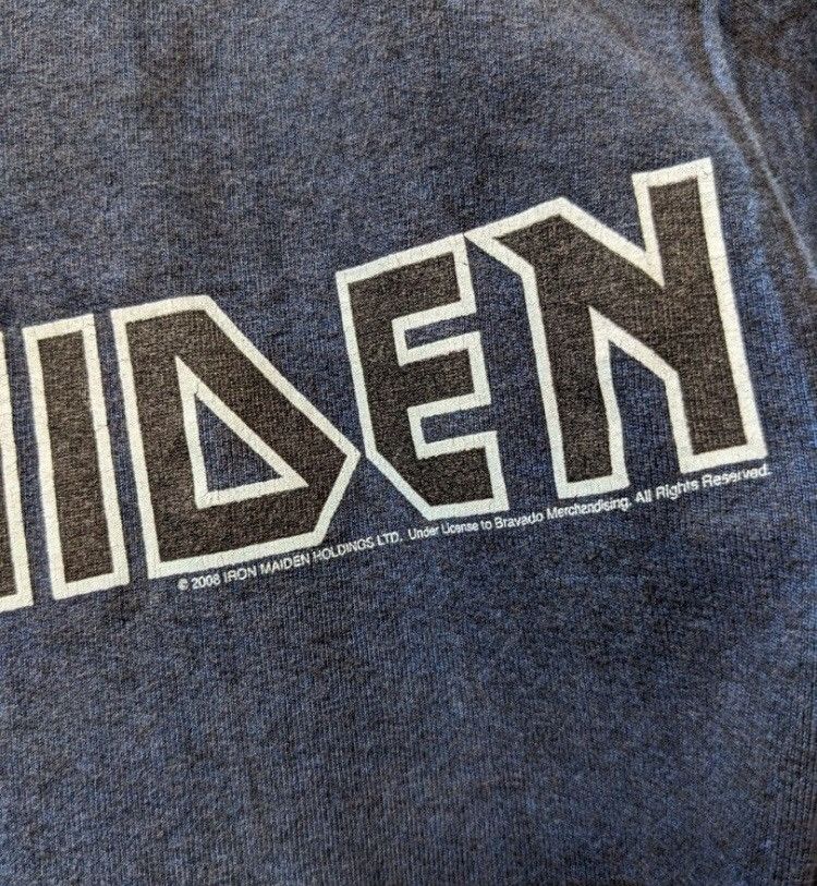 Band Tees × Iron Maiden × Vintage Vintage 2008 Iron Maiden Band Tee Size US S / EU 44-46 / 1 - 3 Thumbnail