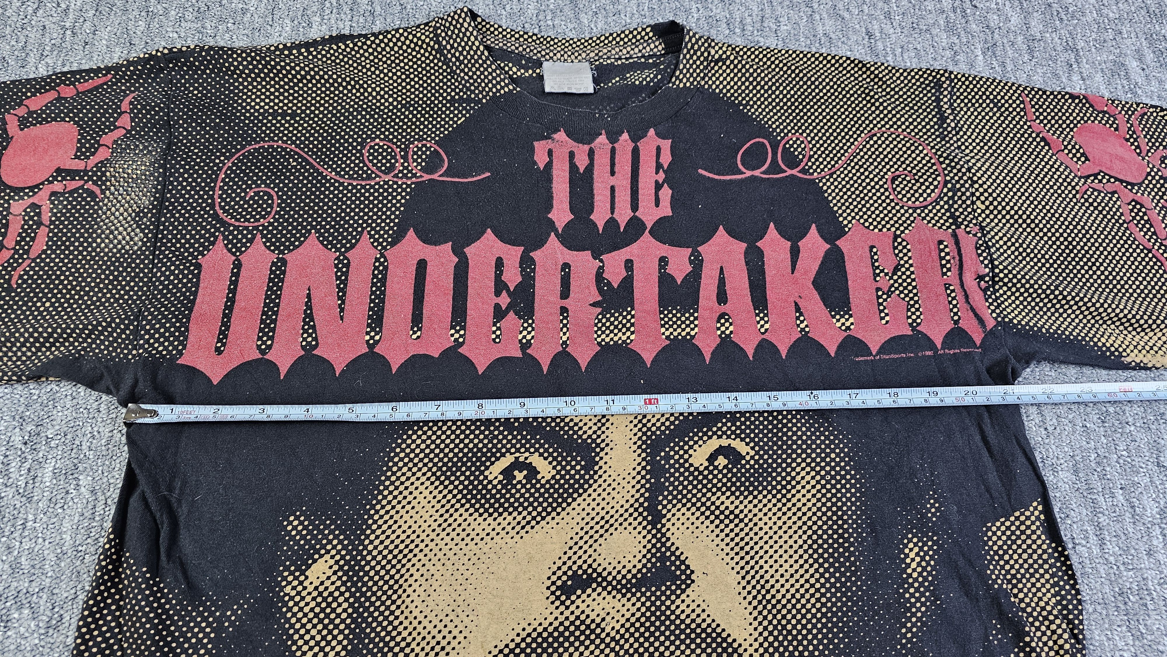 Other 1992 WWF Undertaker AOP T-Shirt Titan Sports Single Stitch L Size US L / EU 52-54 / 3 - 9 Thumbnail