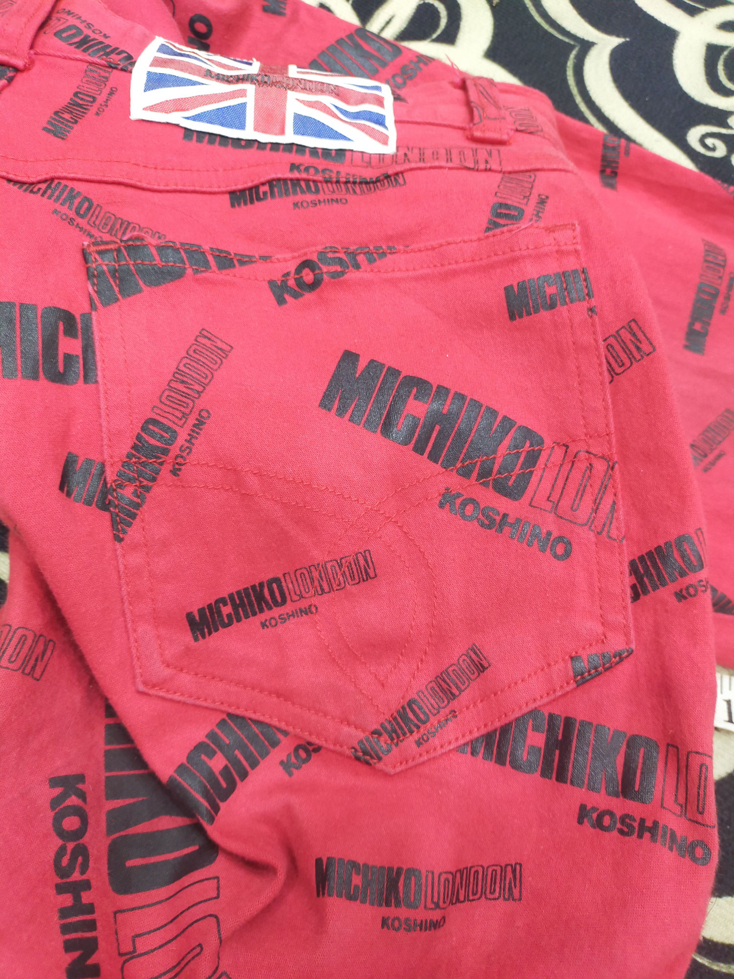 Hysteric Glamour Michiko London Koshino Full Printed Skinny Stretch Size US 29 - 5 Thumbnail