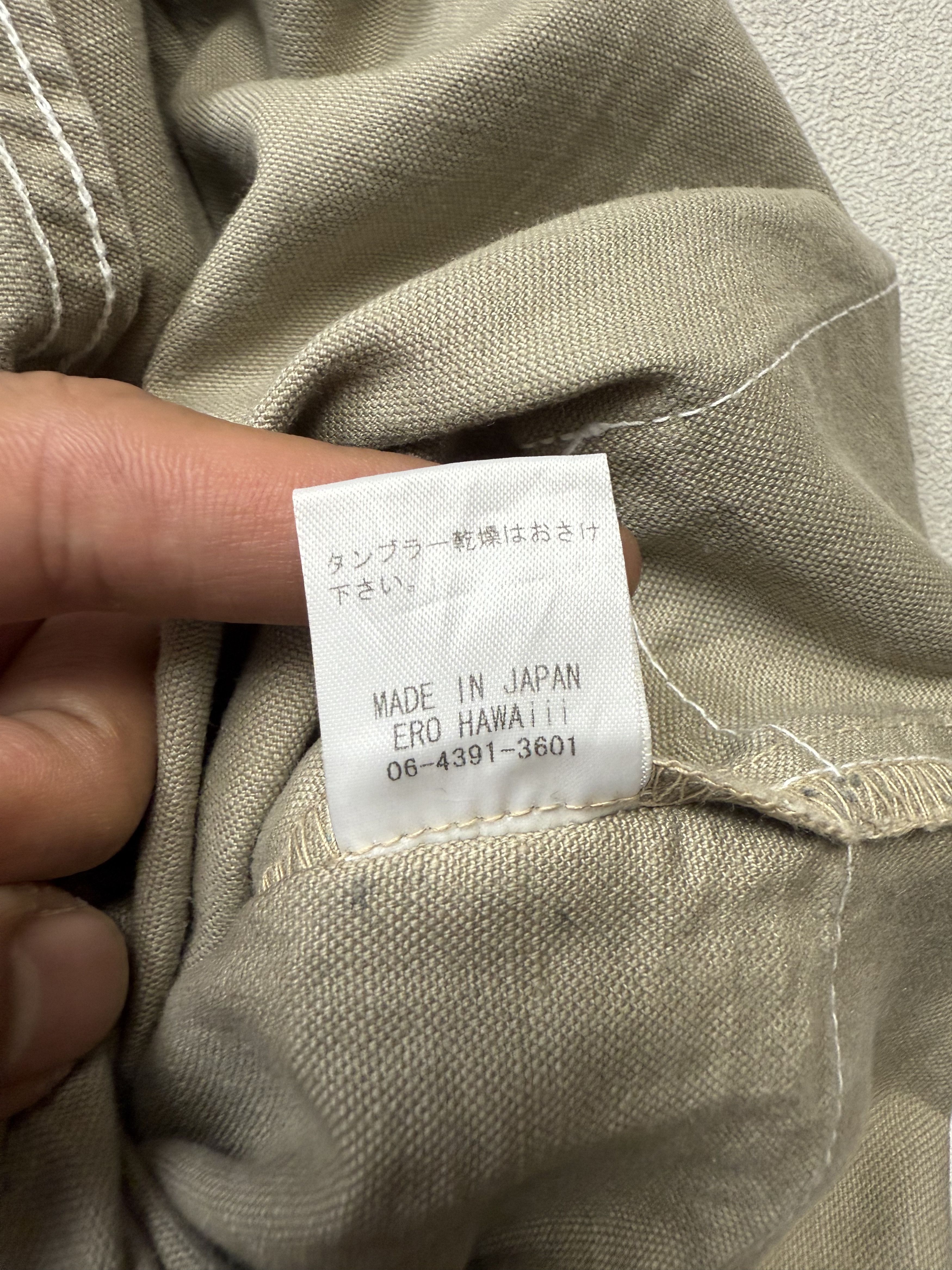 Japanese Brand PARADIS#1 Military Utility Cargo Fatigue Pants Size US 32 / EU 48 - 9 Thumbnail