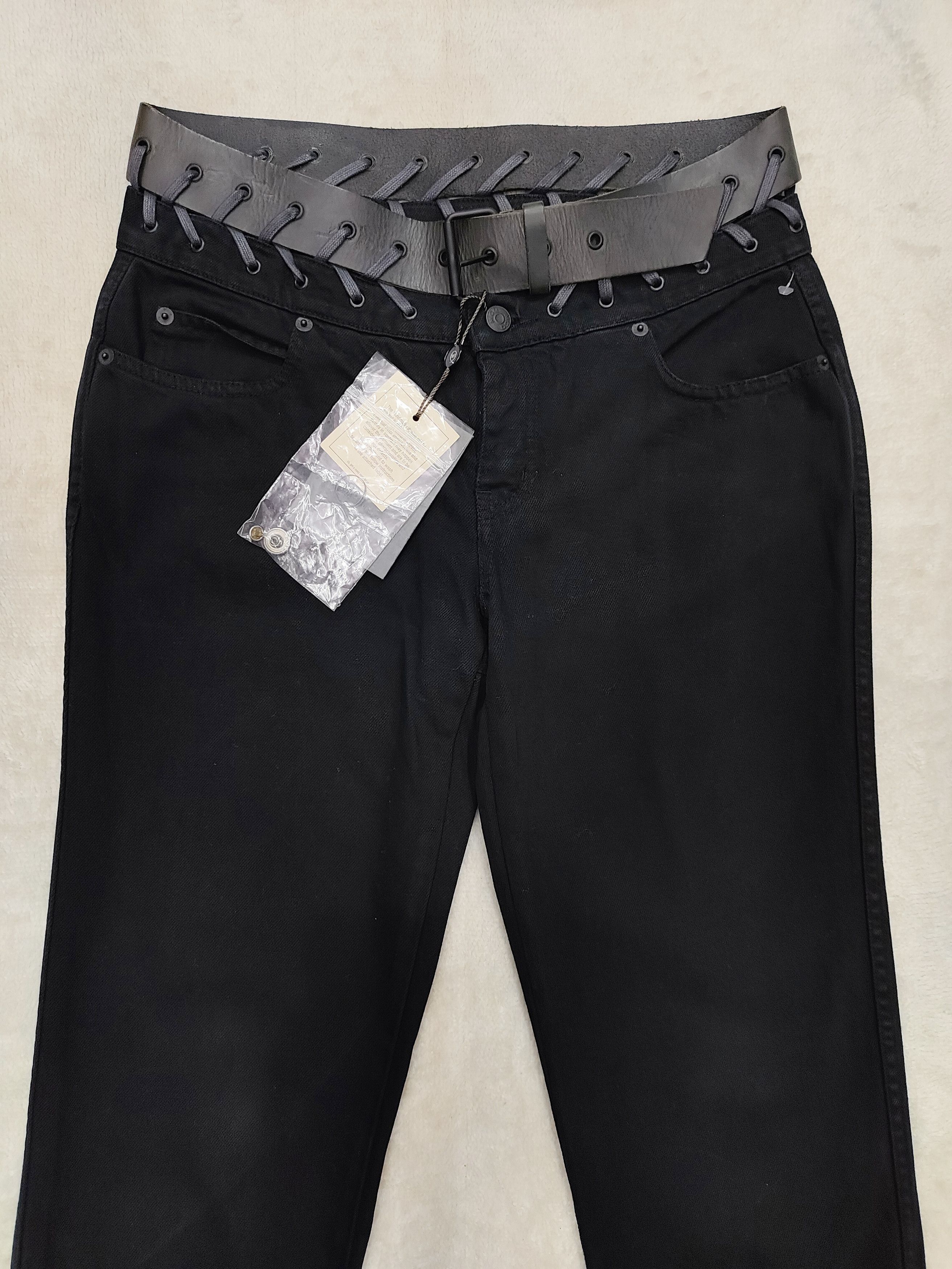 Alexander McQueen Alexander McQueen❤️‍🔥Gothic Bondage Lace Up Belted Pants Size US 31 - 2 Thumbnail