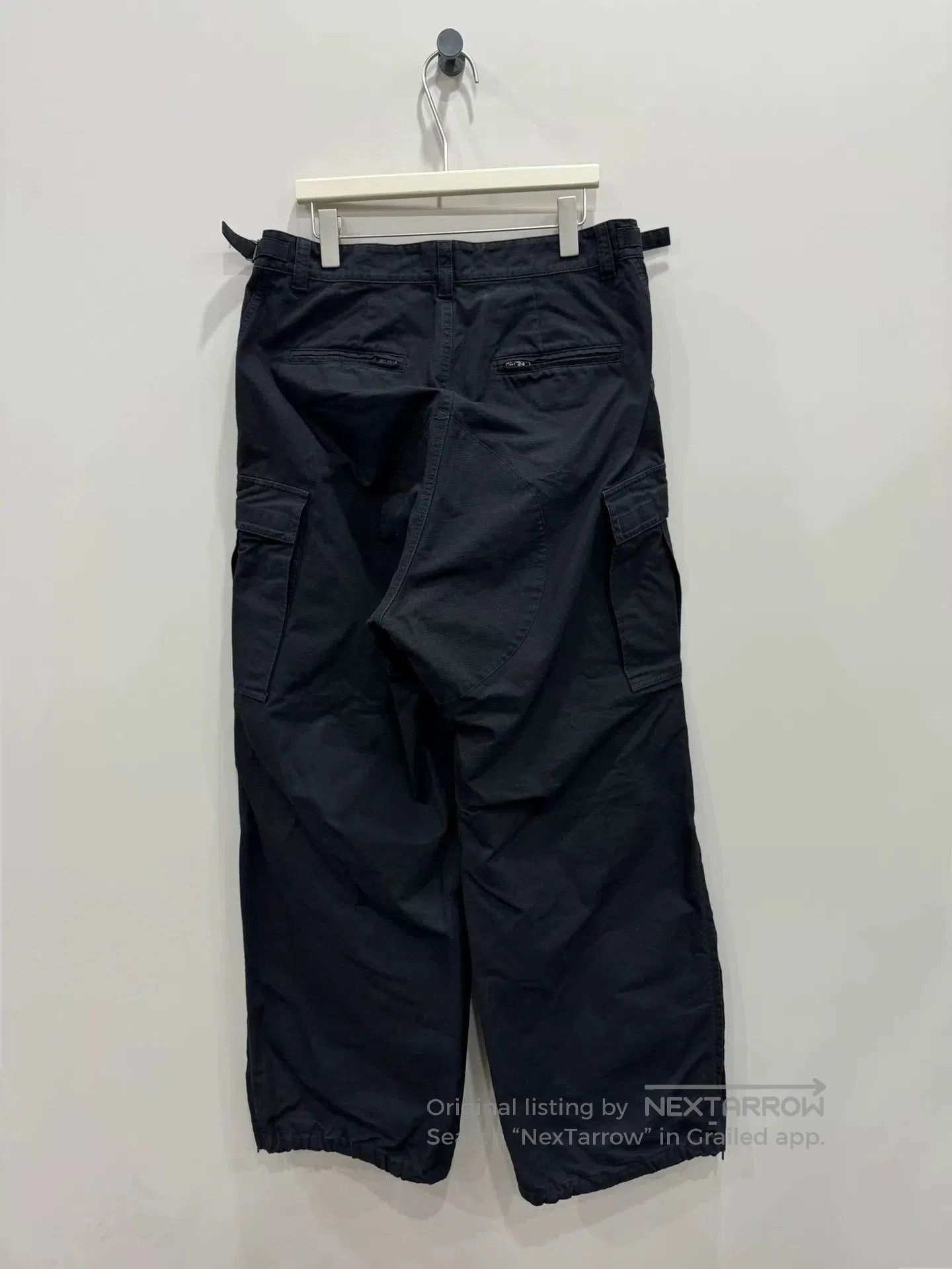 Balenciaga balenciaga pulled cargo stacked work pants. Size US 38 / EU 54 - 2 Thumbnail