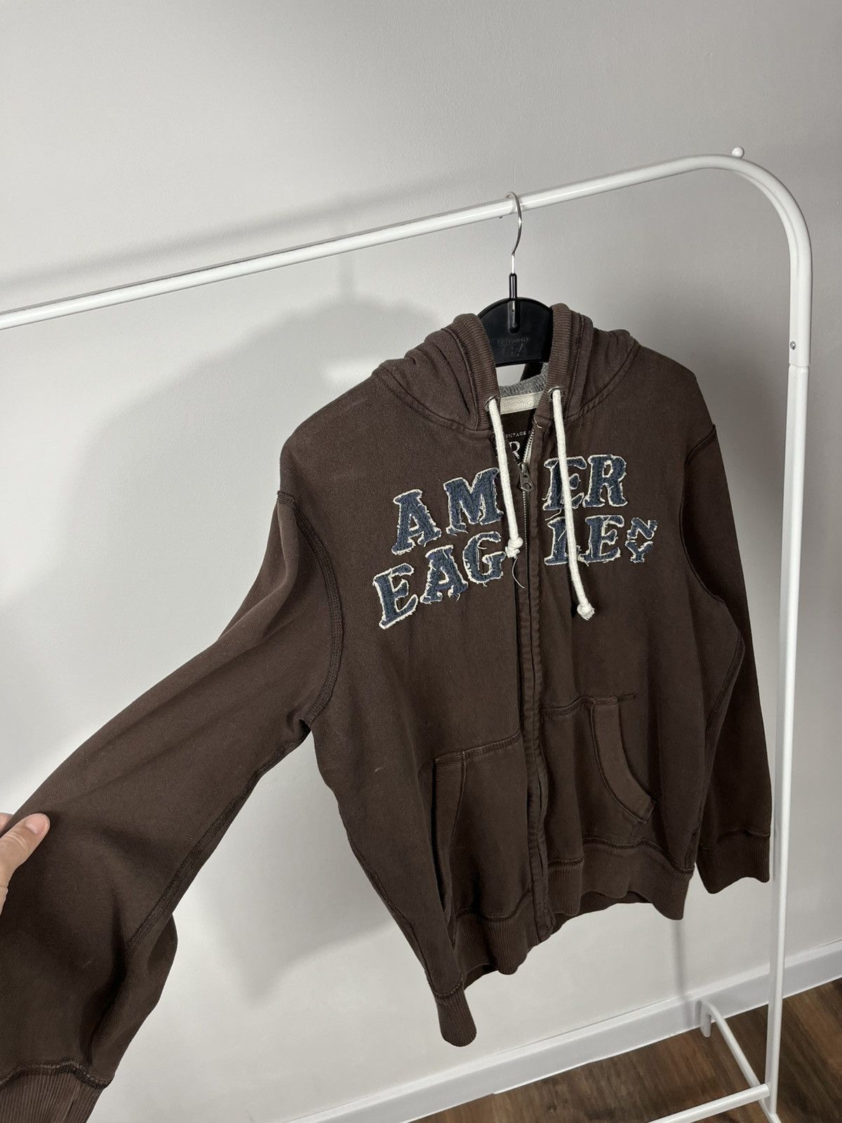 Other Vintage American Eagle Hoodie Zip Up Distressed M Faded Men Size US M / EU 48-50 / 2 - 6 Thumbnail