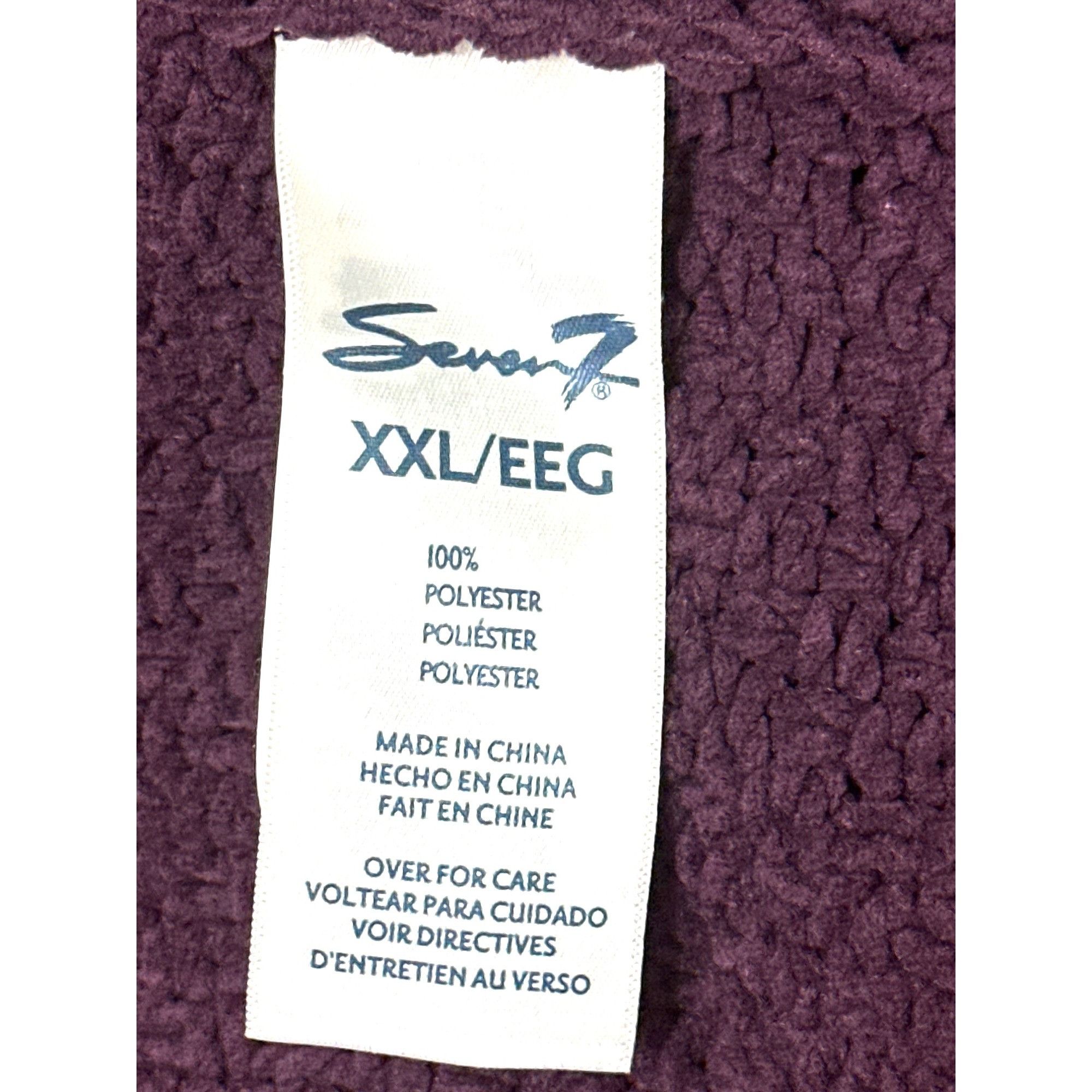Seven 7 Seven7 Cable Knit Purple Cowl Neck Sweater Cozy Premium Qual Size XXL / US 16-18 / IT 52-54 - 6 Thumbnail
