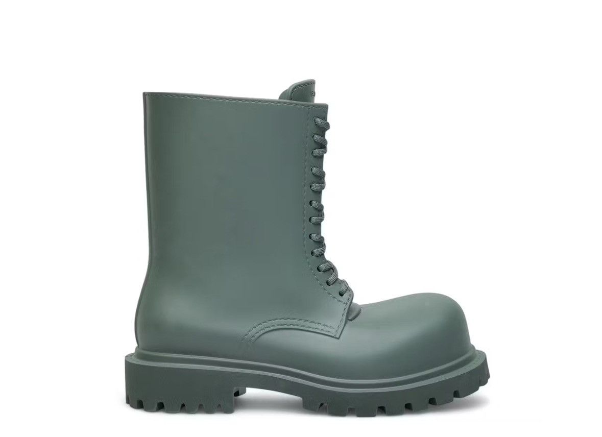 Balenciaga o1rshd1 Full Steroid Boots in Dark Khaki Size US 8 / EU 41 - 1 Thumbnail