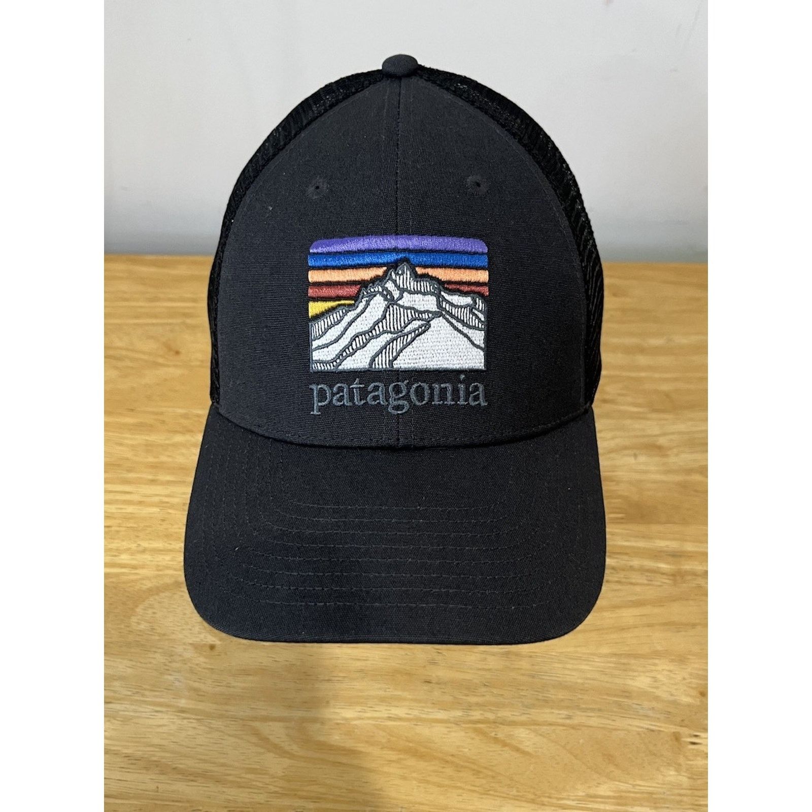 Patagonia Patagonia Mens Line Logo Ridge LoPro Trucker Hat - Ink Black Size ONE SIZE - 1 Thumbnail
