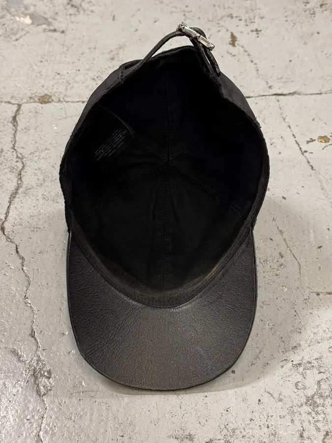 Valentino Valentino Black Camo Hybrid Leather Buckle Cap Size ONE SIZE - 6 Thumbnail