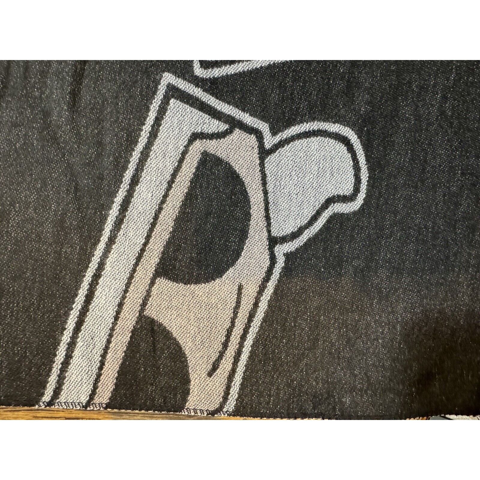 Karl Lagerfeld Karl Lagerfeld Black Scarf Shawl Choupette One Size 70*13 Size ONE SIZE - 5 Thumbnail