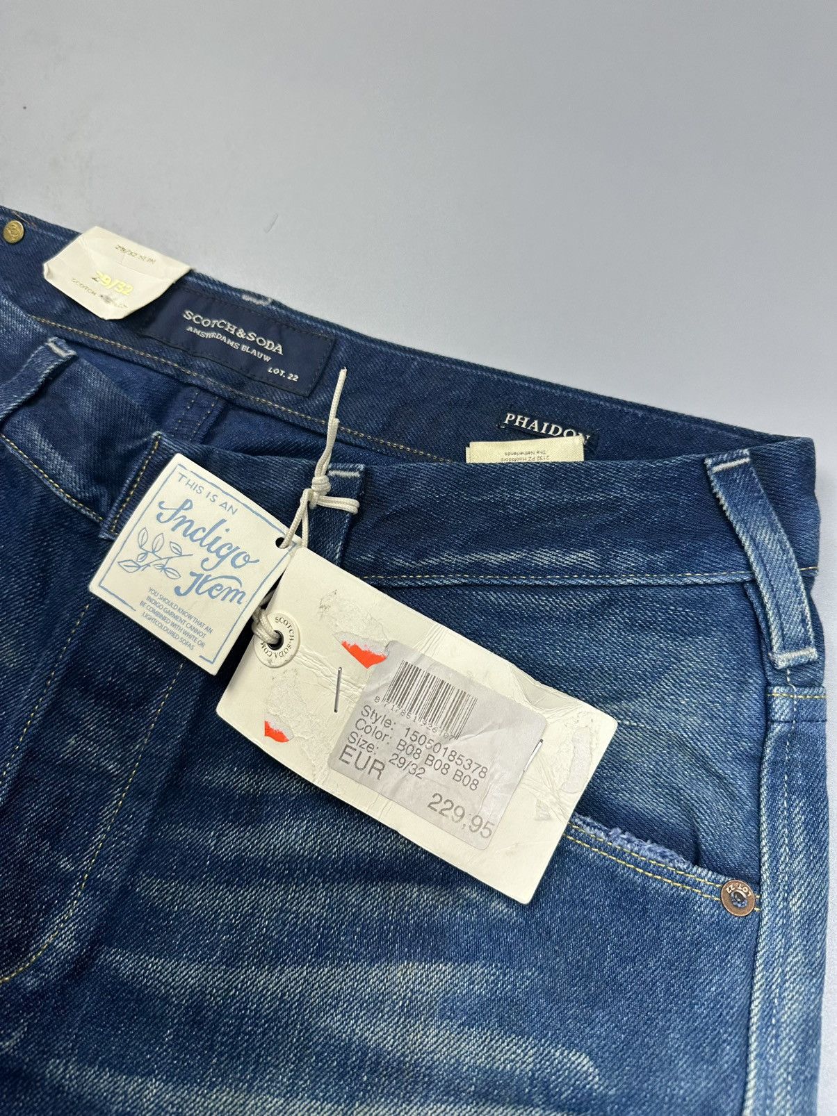 Scotch & Soda RRP 229$ Scotch&soda Washed Blue Jeans Size US 29 - 4 Thumbnail