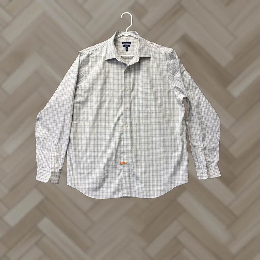 Croft & Barrow Croft & Barrow Classic Fit Dress Shirt Men's 17.5 36/37 Long  Sleeve /42-66 | Grailed