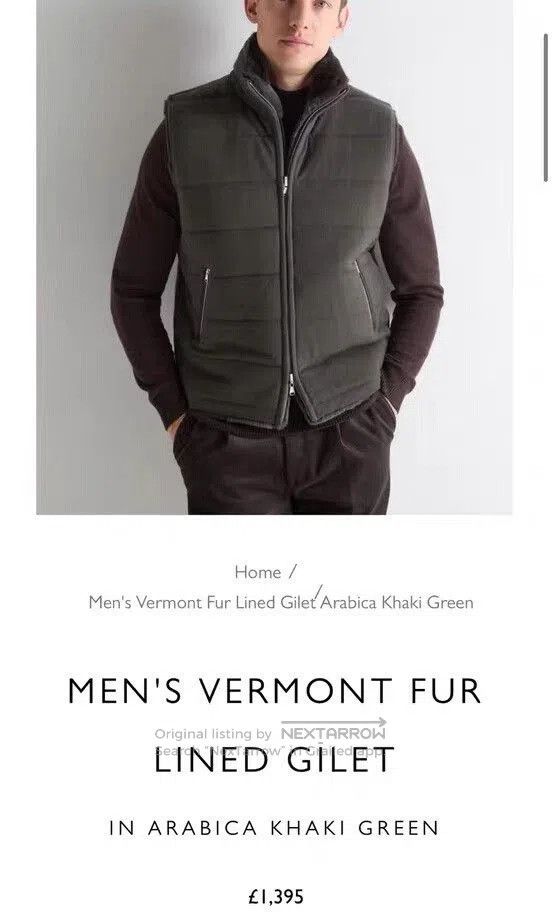 N.Peal n.peal cashmere vest with faux fur collar. Size US XL / EU 56 / 4 - 6 Thumbnail