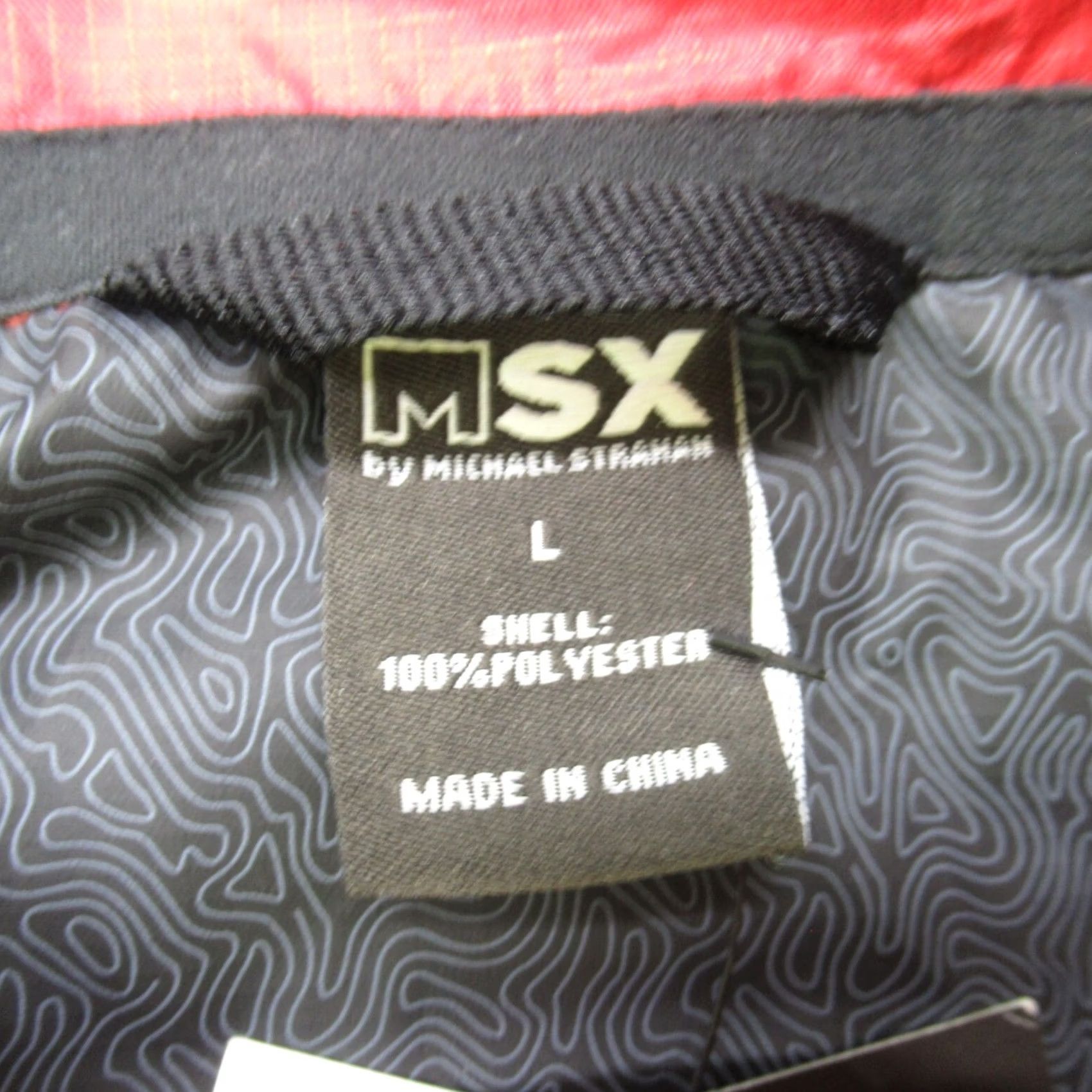 Vintage MSX by Michael Strahan Vest Mens Large Red Lightweight Full Zip Outwear Vest Size US L / EU 52-54 / 3 - 7 Thumbnail