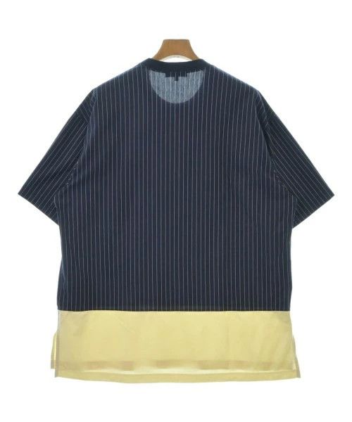 Comme des Garcons Homme T-Shirts Stripes Short Sleeve Crewneck Cotton Navy x White Size US M / EU 48-50 / 2 - 2 Thumbnail