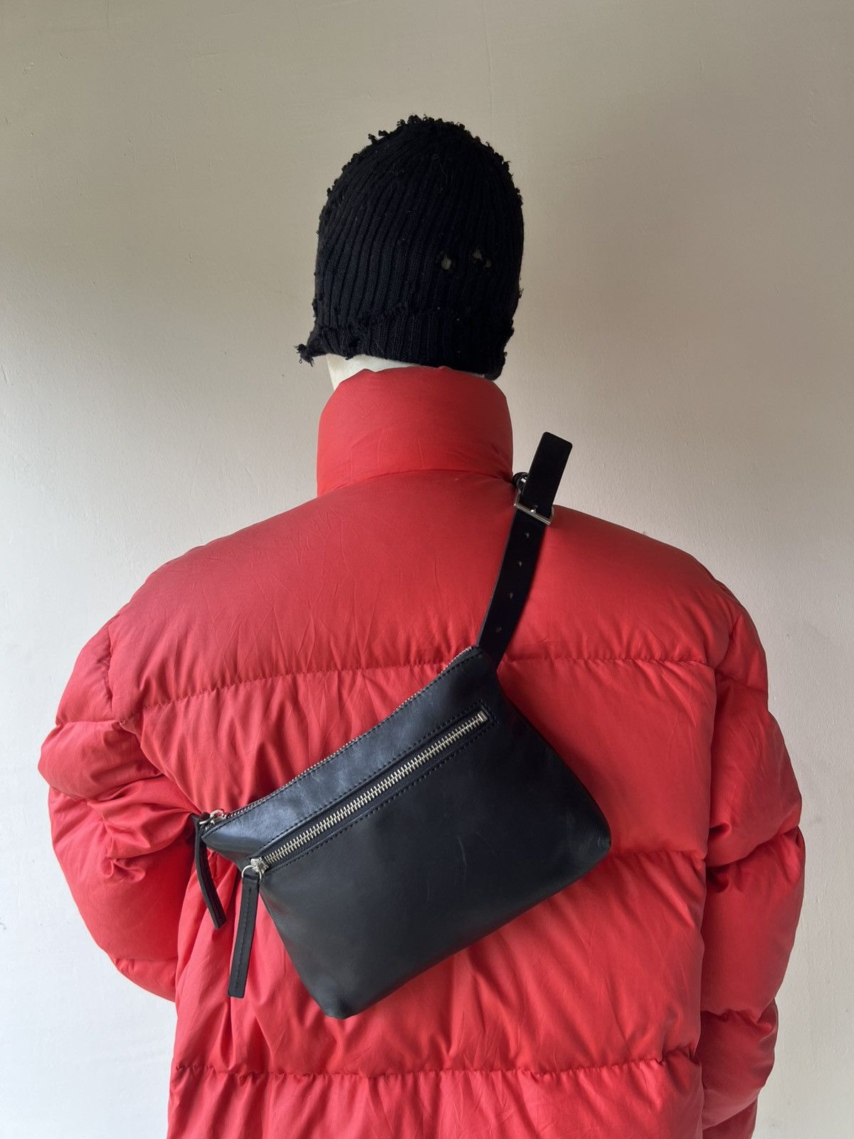 Leather Pour Deux Acce. Japan Patina Leather Chest Bag Size ONE SIZE - 1 Thumbnail