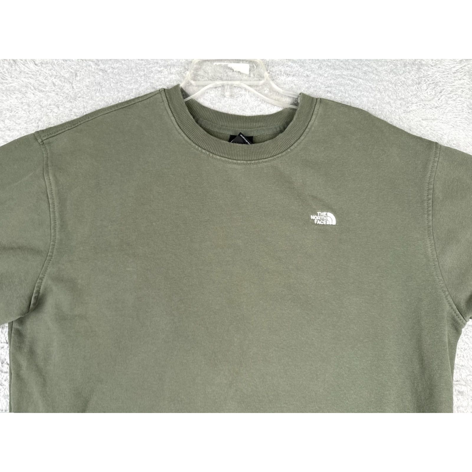 The North Face The North Face Sweatshirt Womens XS Green Jersey Crew Neck Logo Pullover Top Size XS / US 0-2 / IT 36-38 - 4 Thumbnail