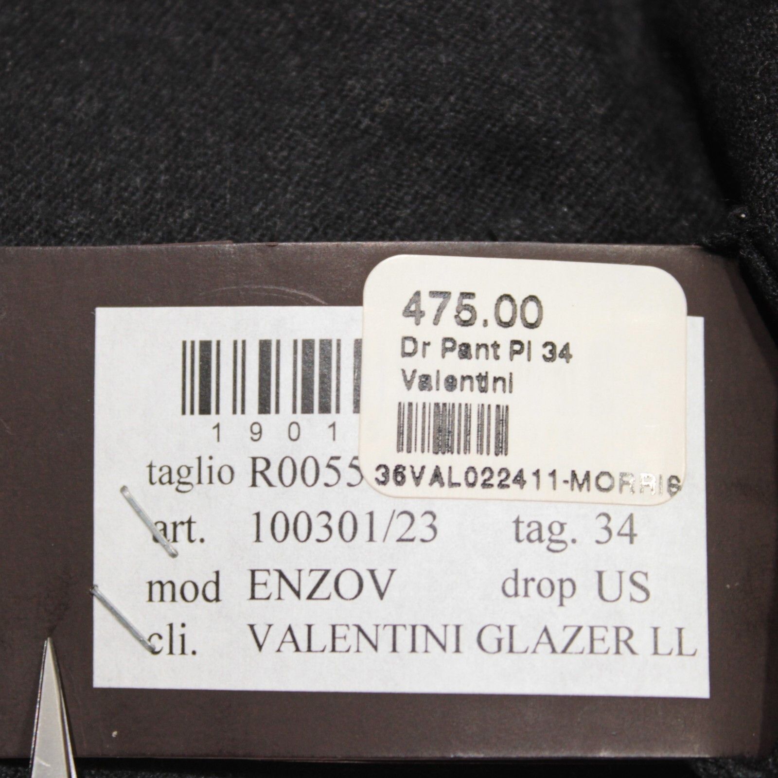 Other Valentini New with tags Dress Pants Size 34 US In Black Size US 34 / EU 50 - 4 Thumbnail