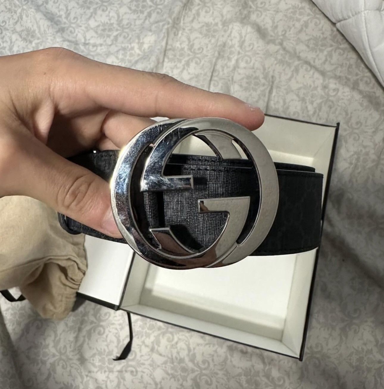 Gucci Belt with Interlocking G buckle