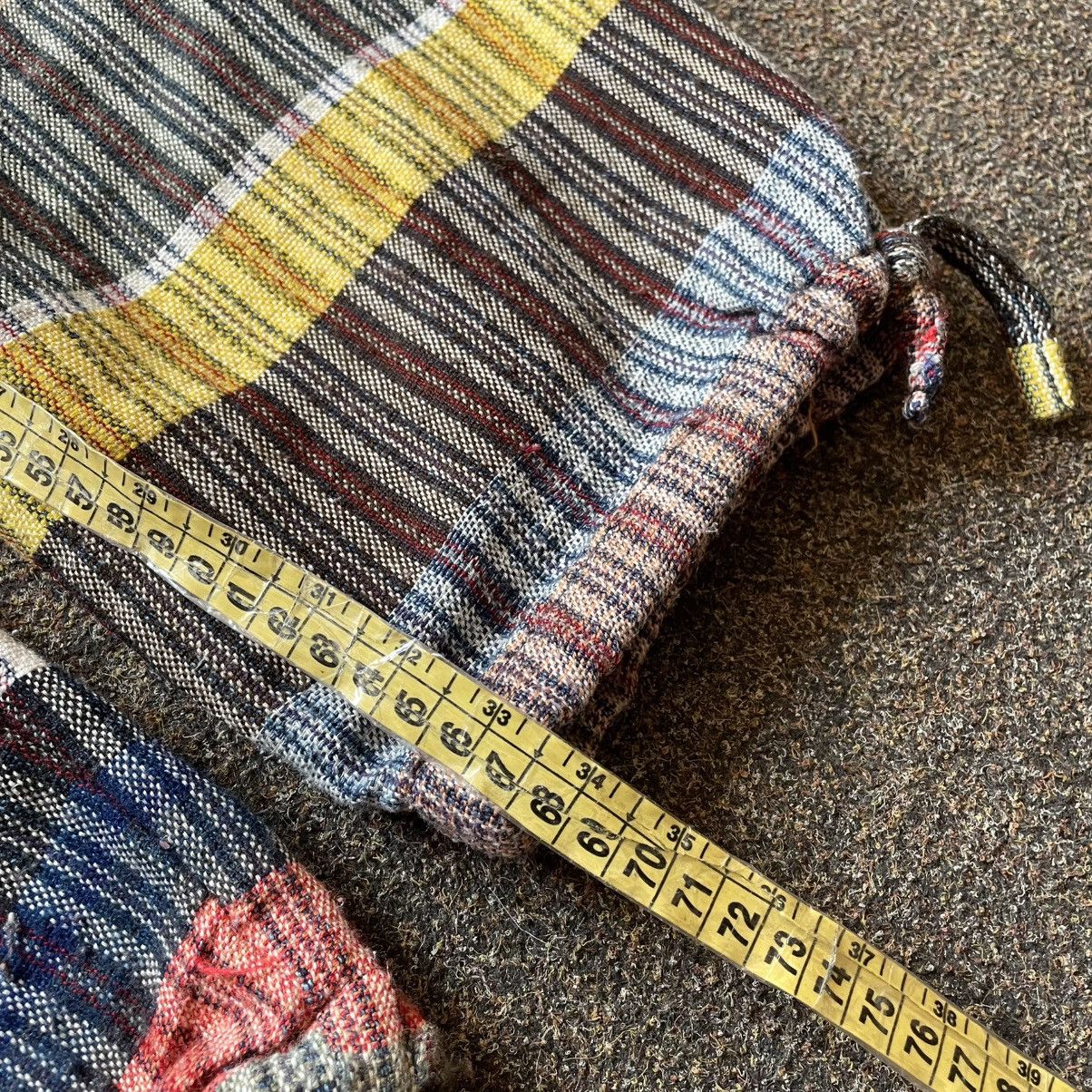 Vintage Vintage Y2K Baggy Striped Cargo Pants Skate Streetwear 33 Size 33" - 9 Thumbnail