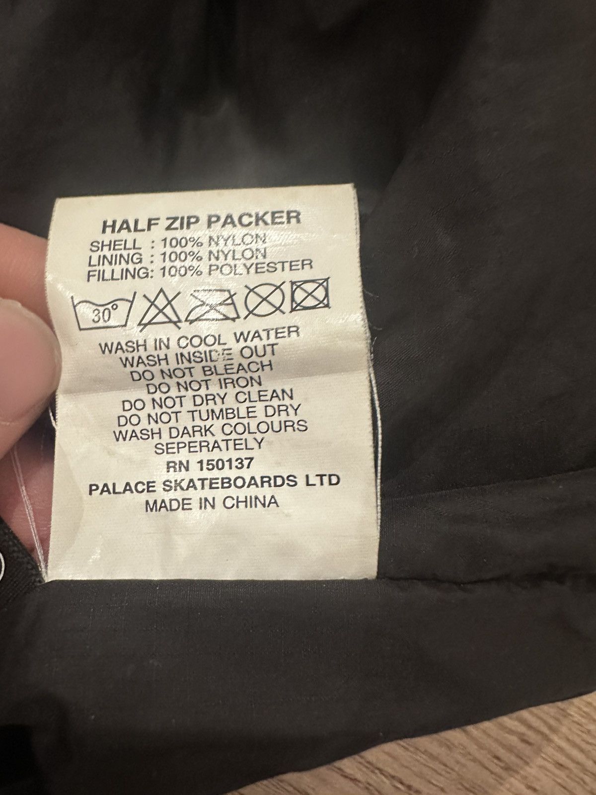 Palace Palace Half zip packer FW17 (M) Size US M / EU 48-50 / 2 - 5 Thumbnail