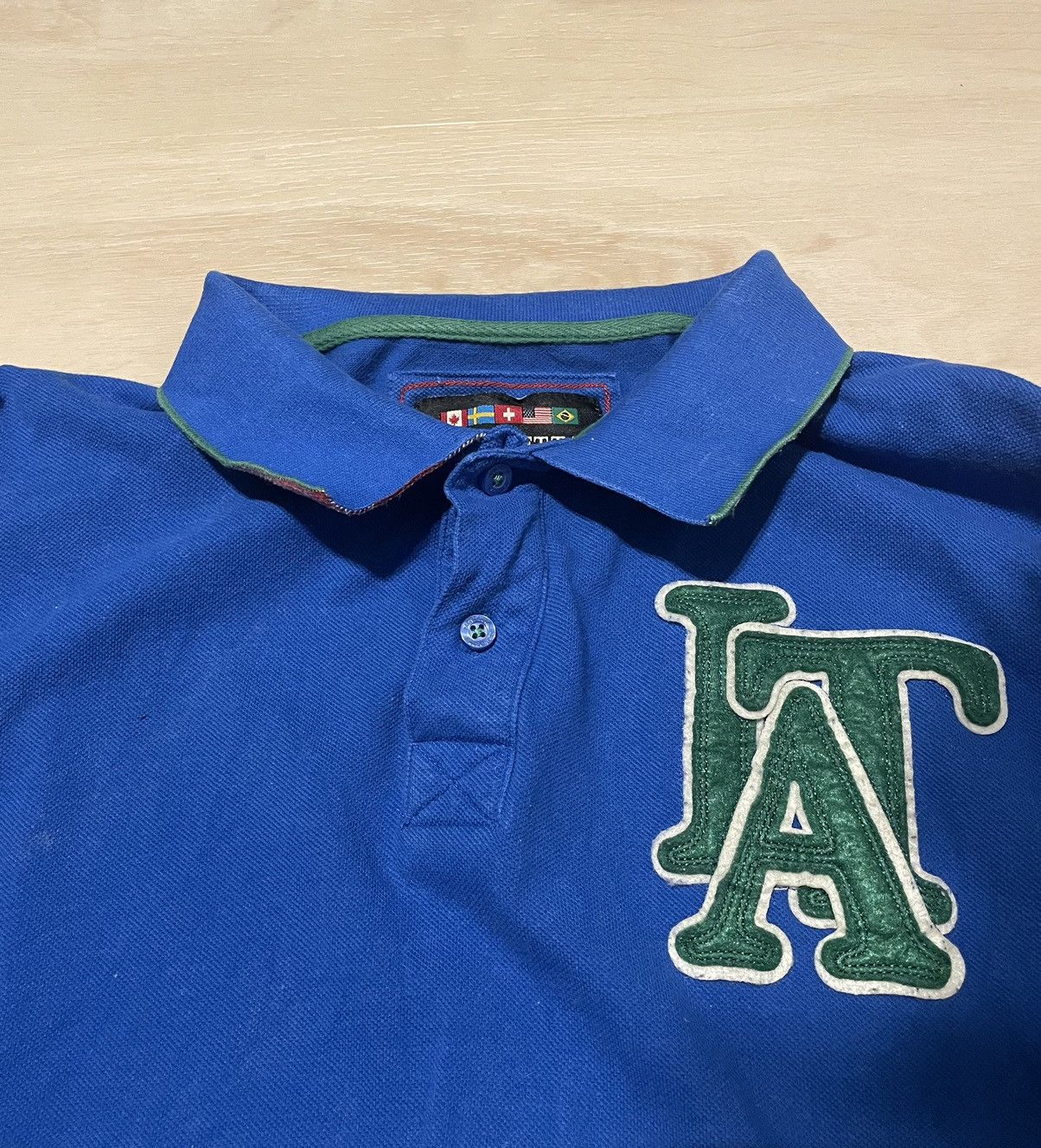 Vintage Vintage 90’s Italy ITL Polo Shirt Embroidered Size US XXL / EU 58 / 5 - 4 Thumbnail