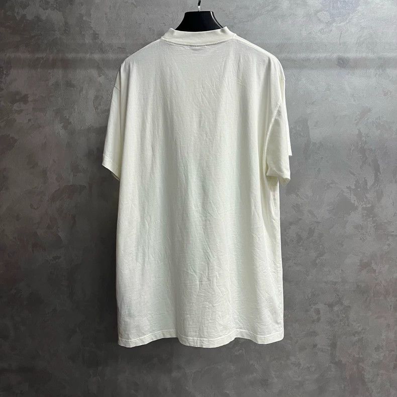 Balenciaga Balenciaga White monogrammed printed crew neck Size US S / EU 44-46 / 1 - 5 Thumbnail