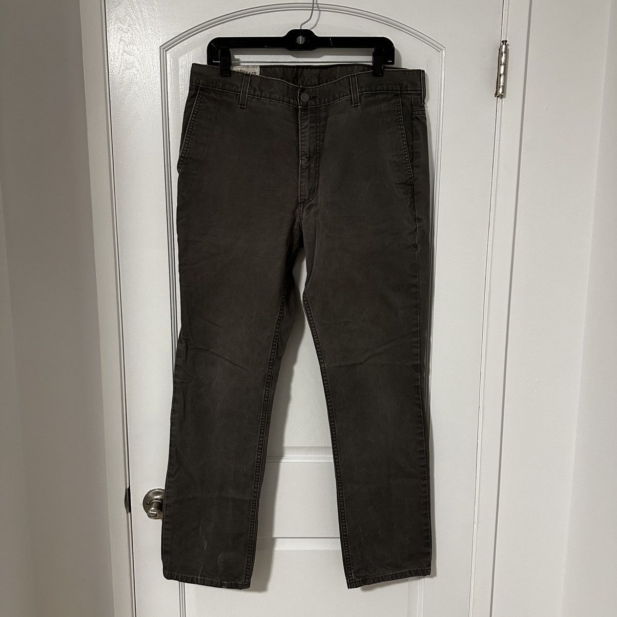Levi's Levi's 511 Slim Fit Hybrid Chino Trouser Pants, Charcoal, 36 Size US 36 / EU 52 - 1 Thumbnail