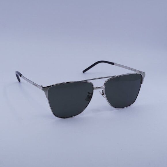 Saint Laurent Paris Saint Laurent SL280 003 Sunglasses Silver Aviator Frame Size ONE SIZE - 1 Thumbnail