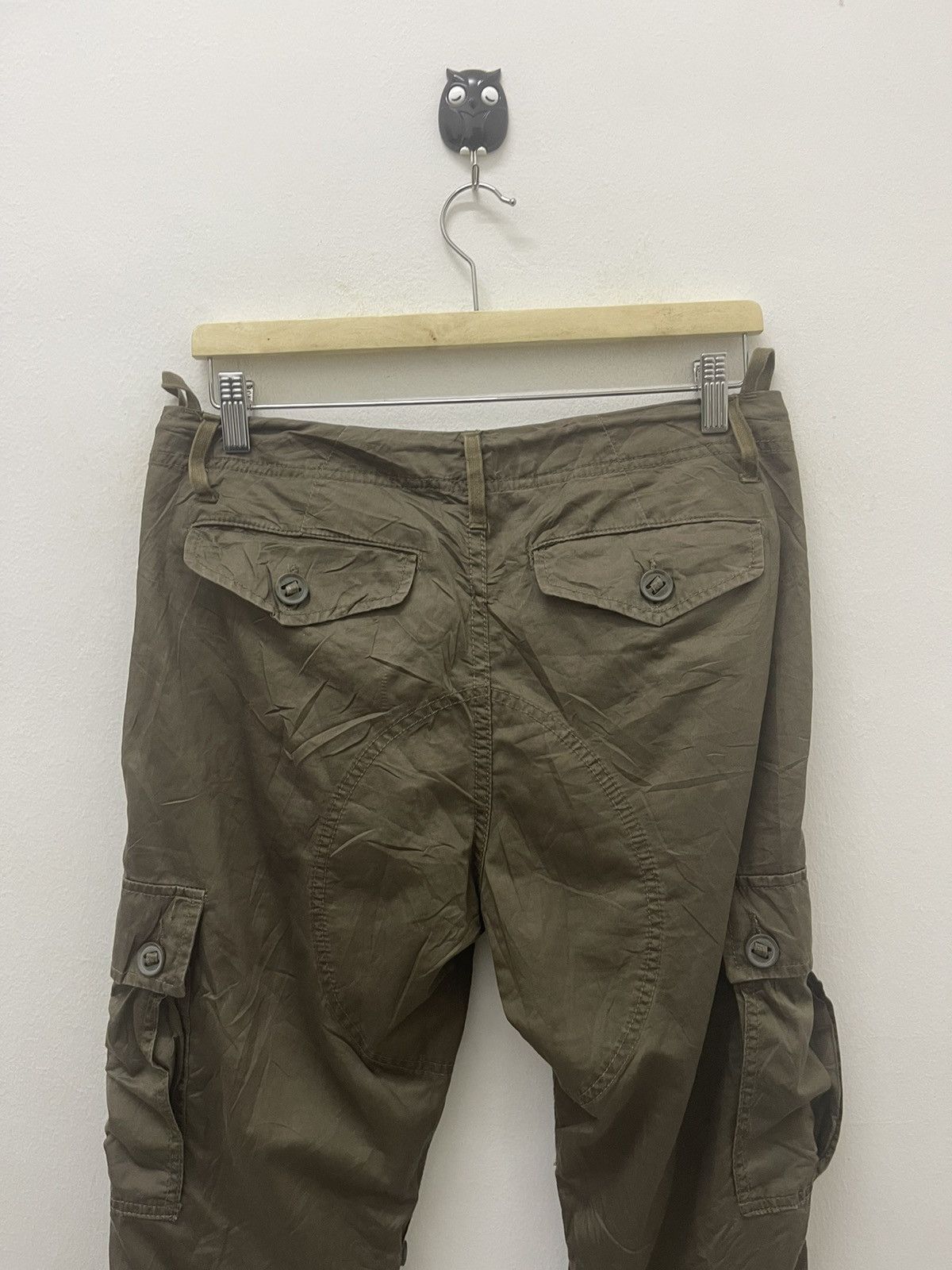 If Six Was Nine Rare BACK NUMBER Cargo Military 2 Ways Pant Size US 31 - 13 Thumbnail
