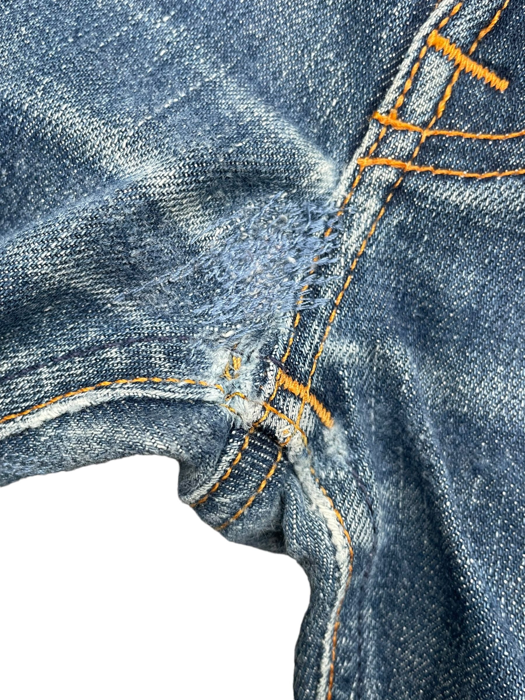 Designer Vintage Nudie Jeans Distresed Denim Size US 30 / EU 46 - 3 Thumbnail