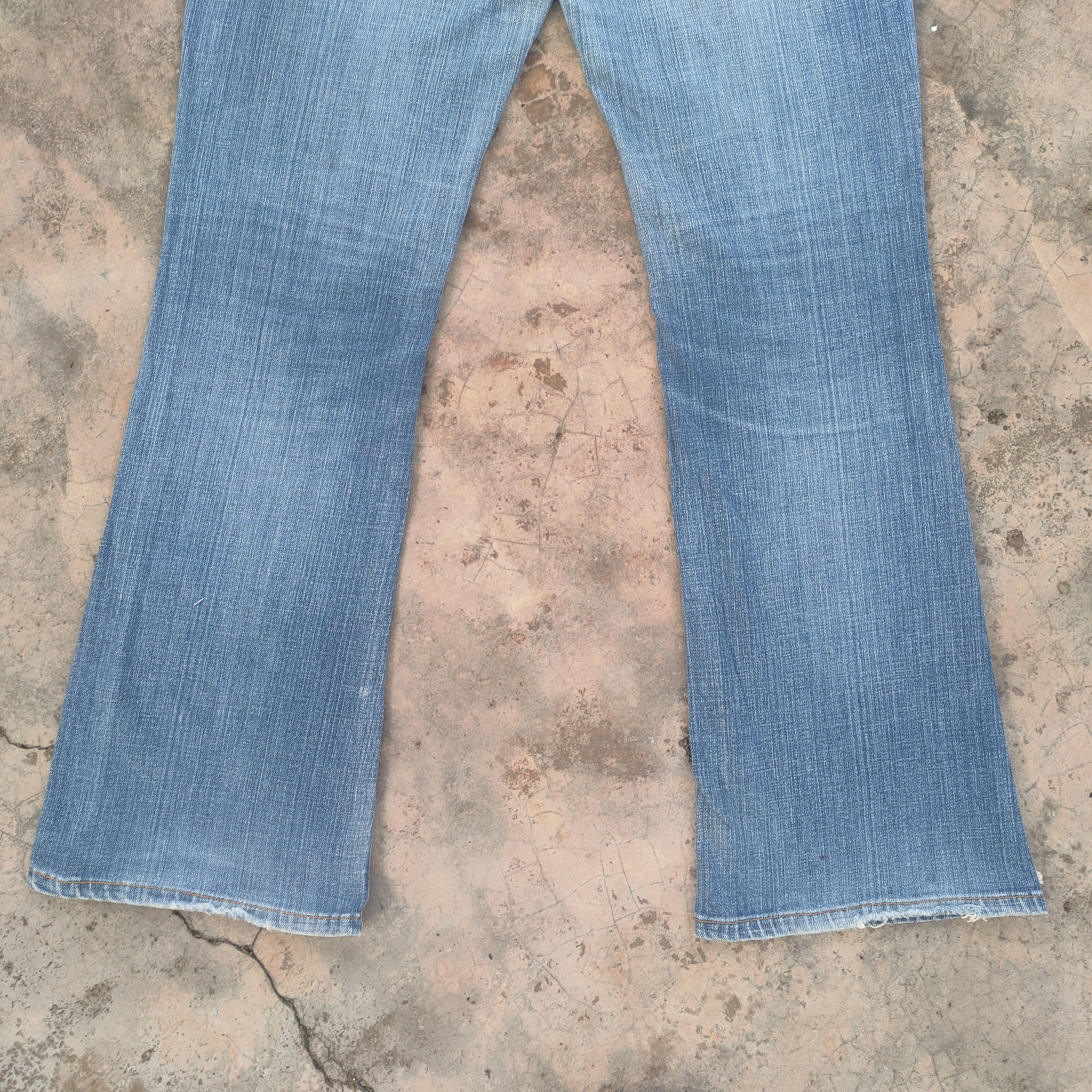 Japanese Brand × Jean × Vintage VINTAGE JAPANESE FLARE FADED DENIM JEANS PANTS Size US 31 - 11 Thumbnail