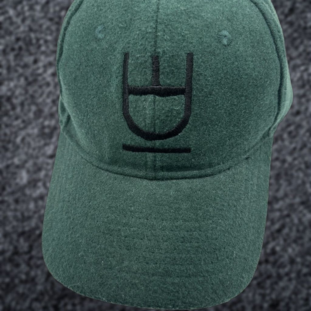 Vintage Paws Up Hat Cap Strap Back Mens Green Felt Baseball Logo One Size Size ONE SIZE - 1 Thumbnail