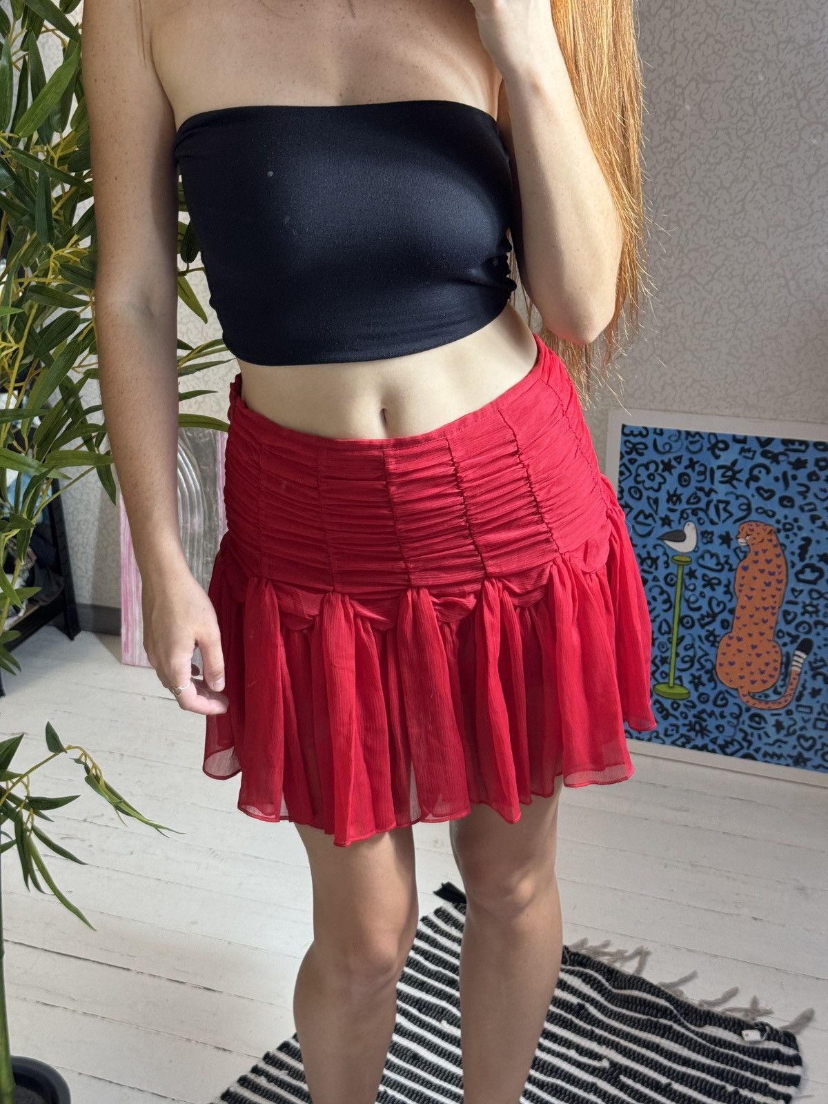 Morgan De Toi VINTAGE MORGAN DE TOI RUSHES 2000s MINI SKIRT Size 28" / US 6 / IT 42 - 7 Thumbnail