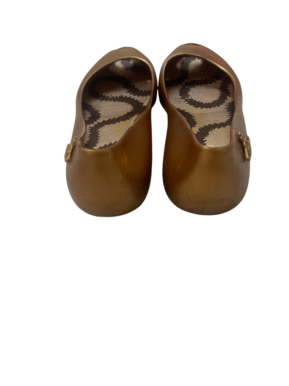 Vivienne Westwood 2 pair Vivienne Westwood Melissa Gold Rubber Shoe Sandal Size US 8 / IT 38 - 6 Thumbnail