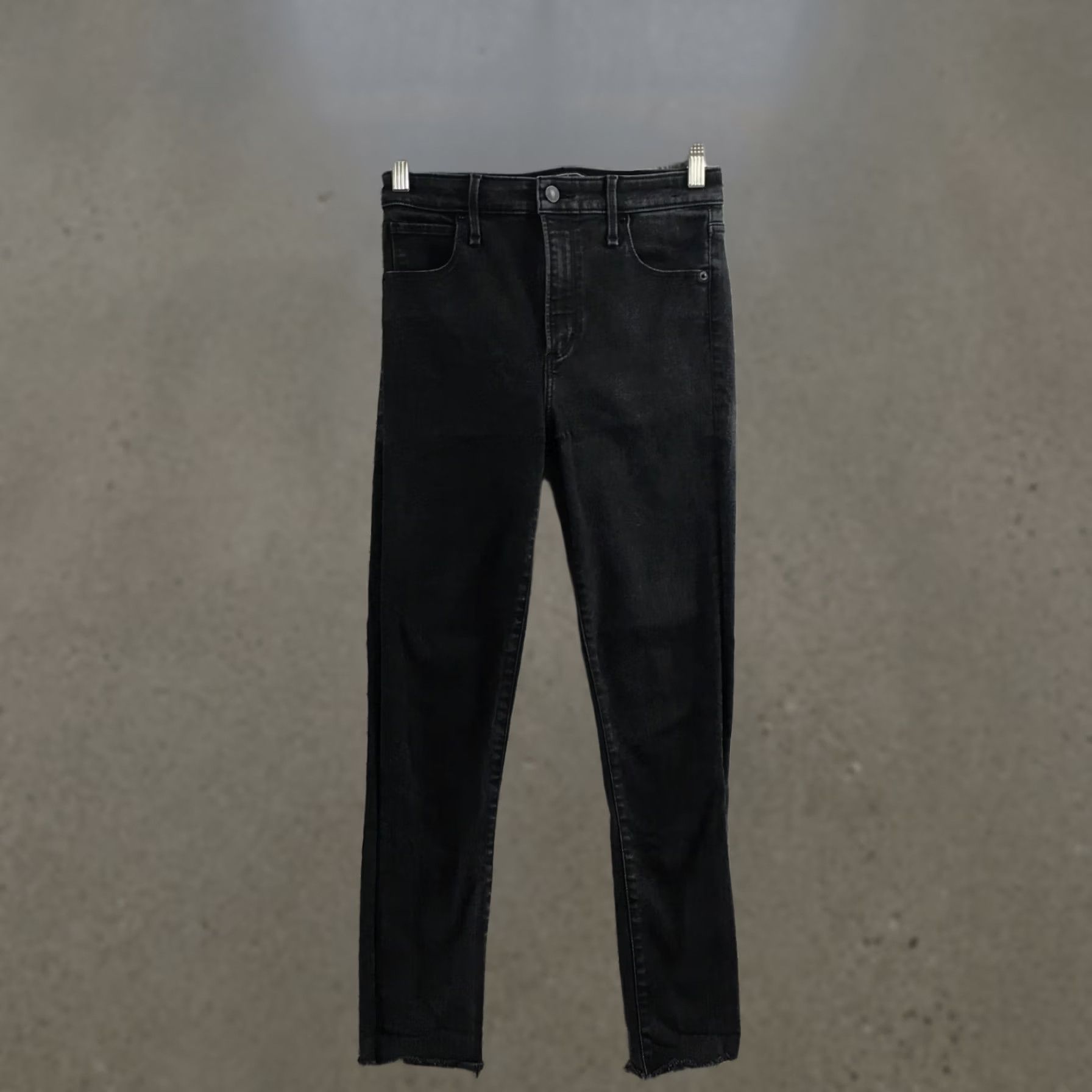 Abercrombie & Fitch Abercrombie & Fitch Skinny Jeans Womens 27 Black High Rise Denim Jeans 27 Womens Black Modern Fit 5-Pocket Denim Modern Look Size 27" / US 4 / IT 40 - 1 Thumbnail