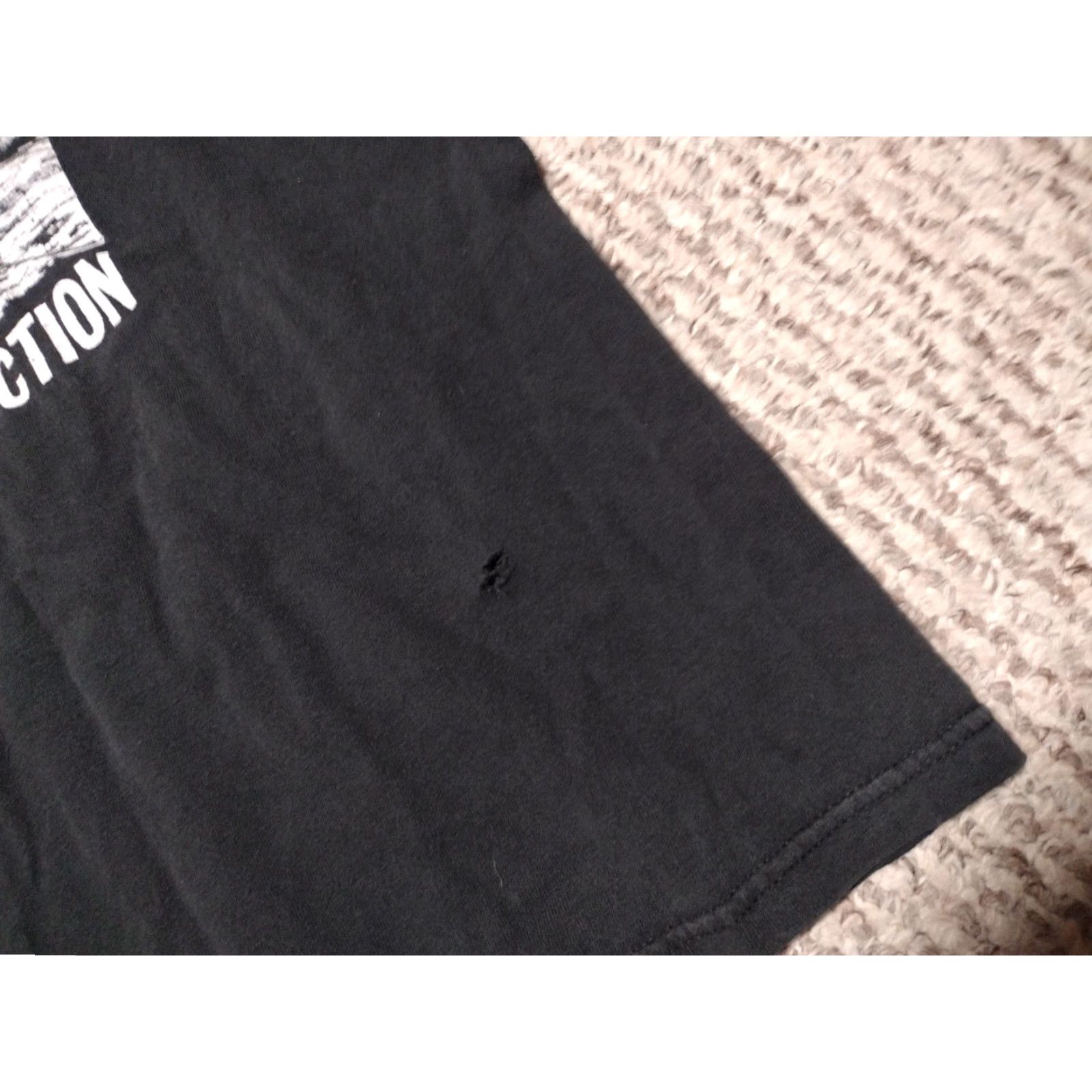 Hanes VINTAGE Guns N Roses Appetite For Destruction Band Tour Shirt Hanes T-Shirt Short Sleeve Black L Mens Size US L / EU 52-54 / 3 - 4 Thumbnail