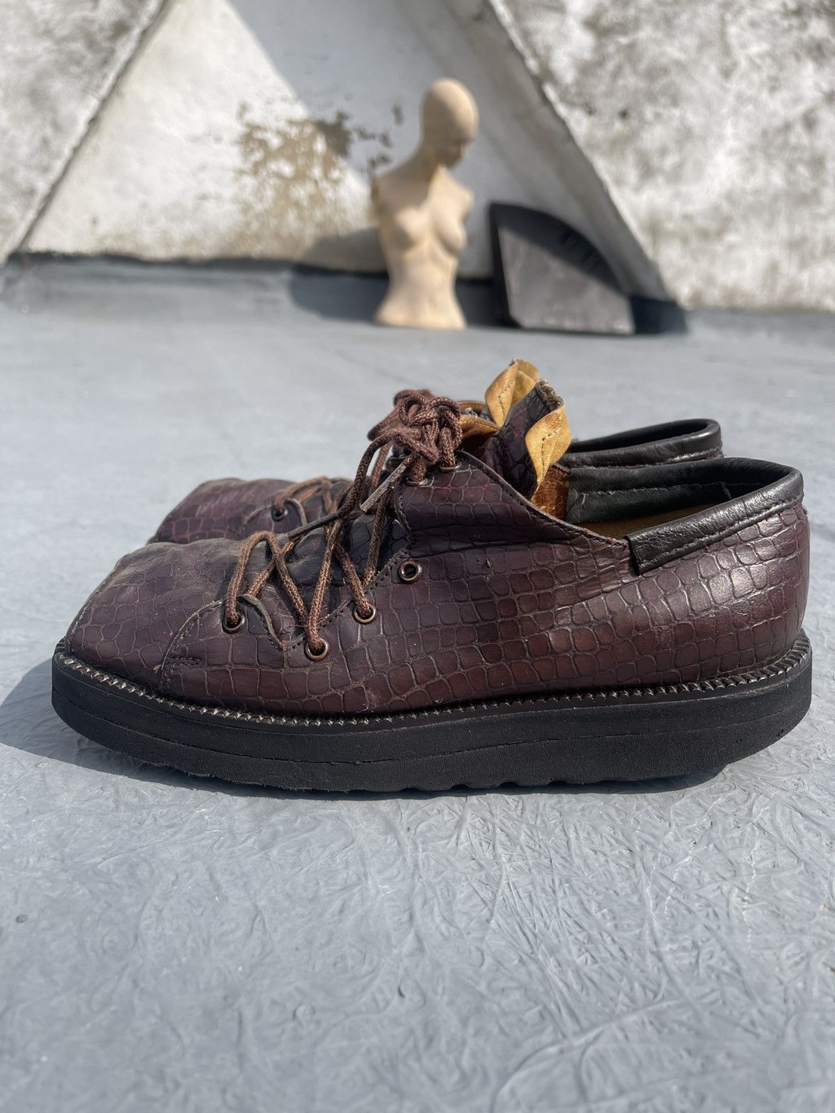 John Moore John Moore Hog Toe Shoes – UK 4 Brown 1989 Archive Size US 6.5 / IT 36.5 - 7 Thumbnail