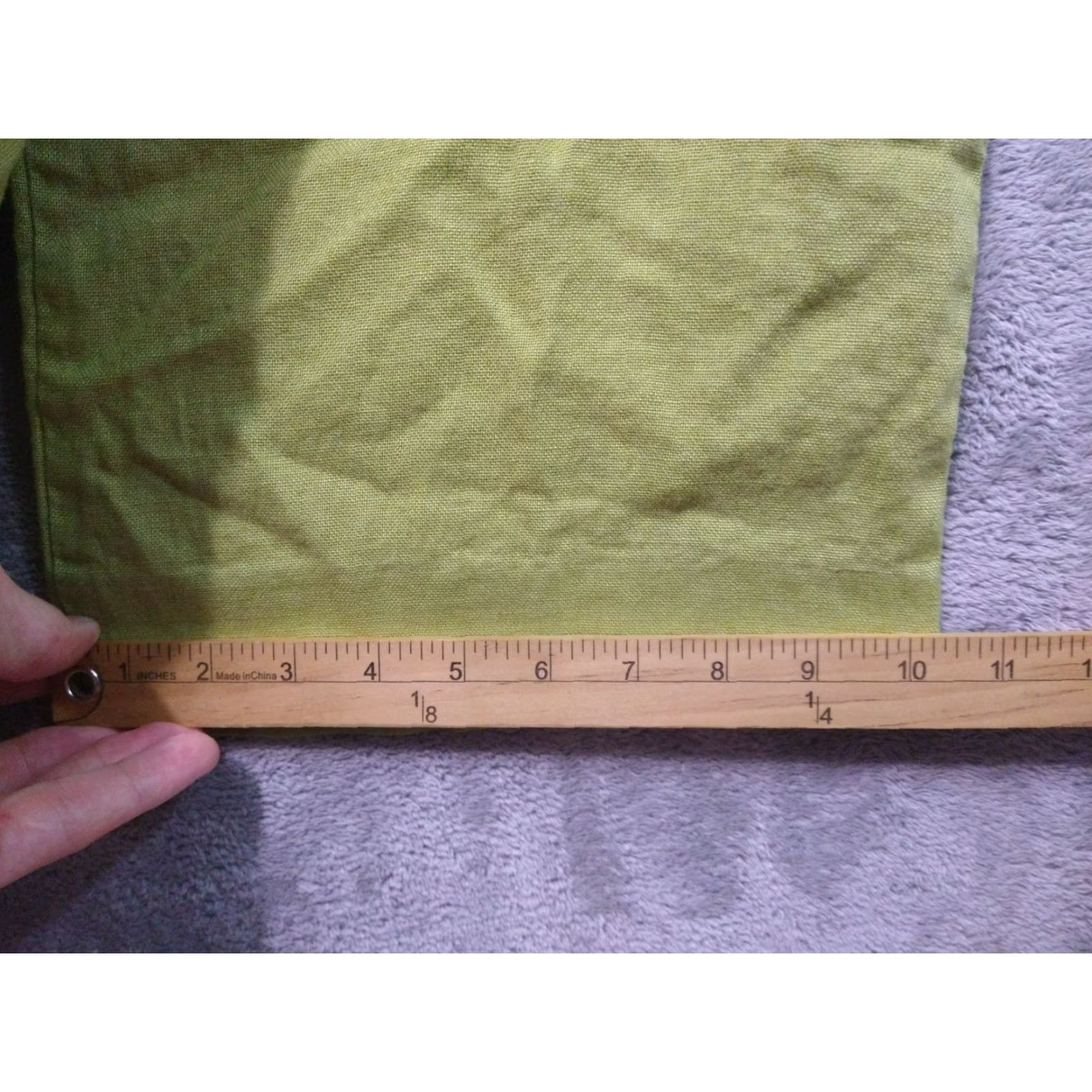 Talbots Talbots Pants Womens 14 Green Irish Linen Straight Leg High Rise Trouser Pull On Size 36" / US 14 / IT 50 - 6 Thumbnail