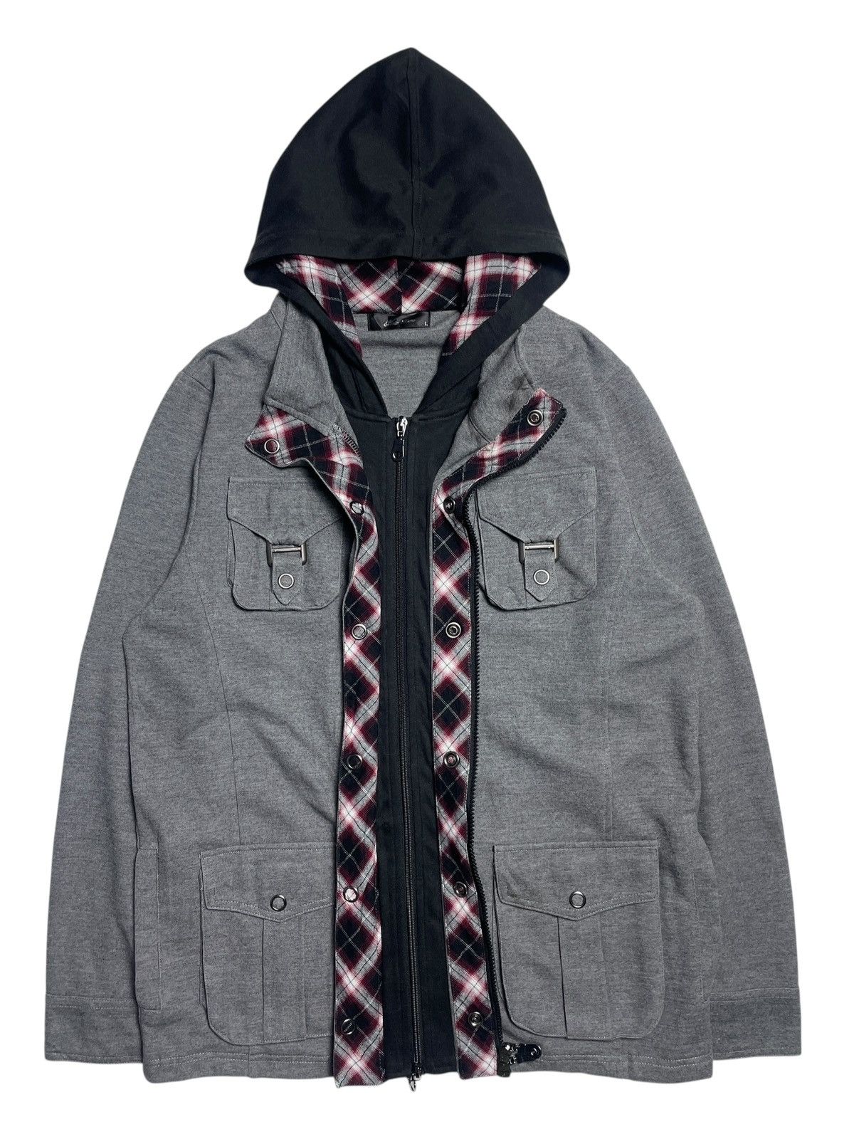 14th Addiction 2000’s Notabene - Vkei Double Layers Jacket Size US M / EU 48-50 / 2 - 2 Thumbnail