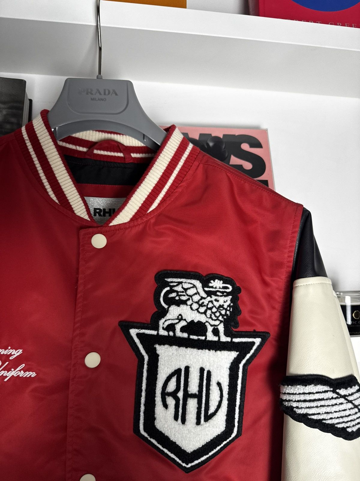 Rhude × Zara Hype Bomber Jacket Rhude x Zara Rhuigi streetwear hype rare Size US M / EU 48-50 / 2 - 4 Thumbnail