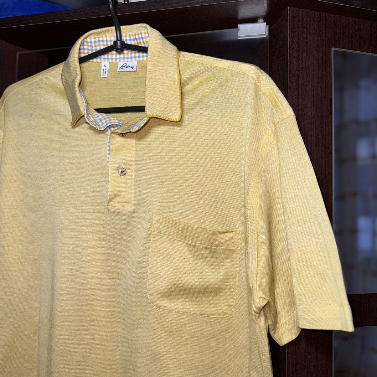 Brioni Vintage Brioni Gold Polo T-Shirt Old Money Size M Size US M / EU 48-50 / 2 - 2 Thumbnail