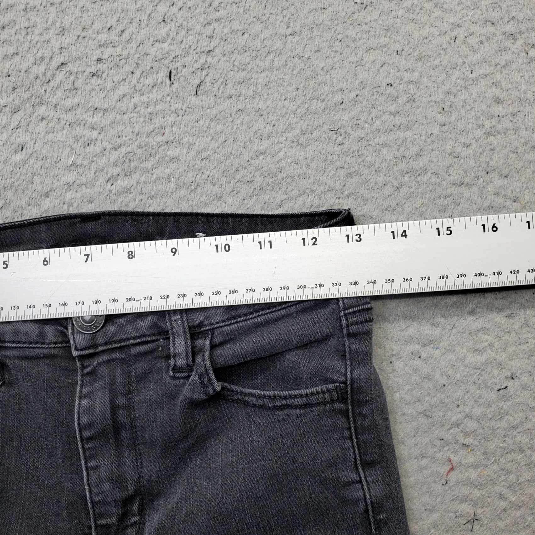 American Eagle Outfitters American Eagle Outfitters Womens 4 Black Denim Jegging Jeans Next Level Stretch Jegging 5-Pocket Denim Shapewear Size 27" / US 4 / IT 40 - 6 Thumbnail