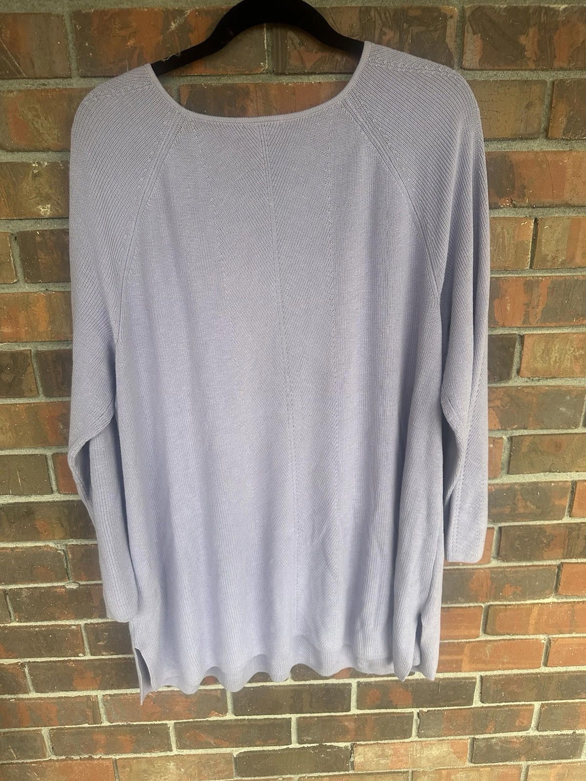 Designer J Jill Women's Plus Size Lavender Sweater - Size 3X Size 3XL / US 20-22 - 5 Thumbnail