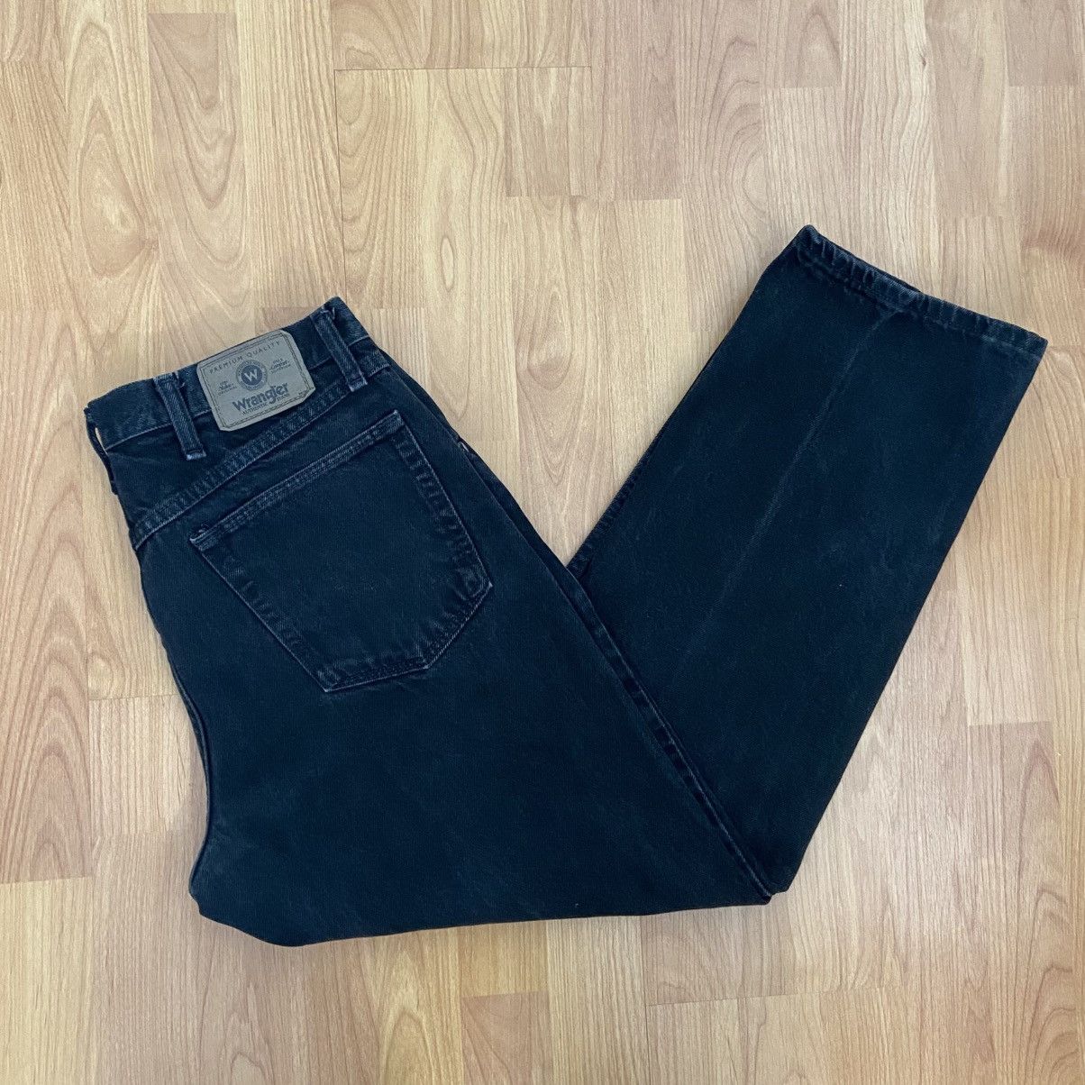 Wrangler Wrangler Men’s Relaxed Fit Black Jeans Size 34x30 Size US 34 / EU 50 - 5 Thumbnail
