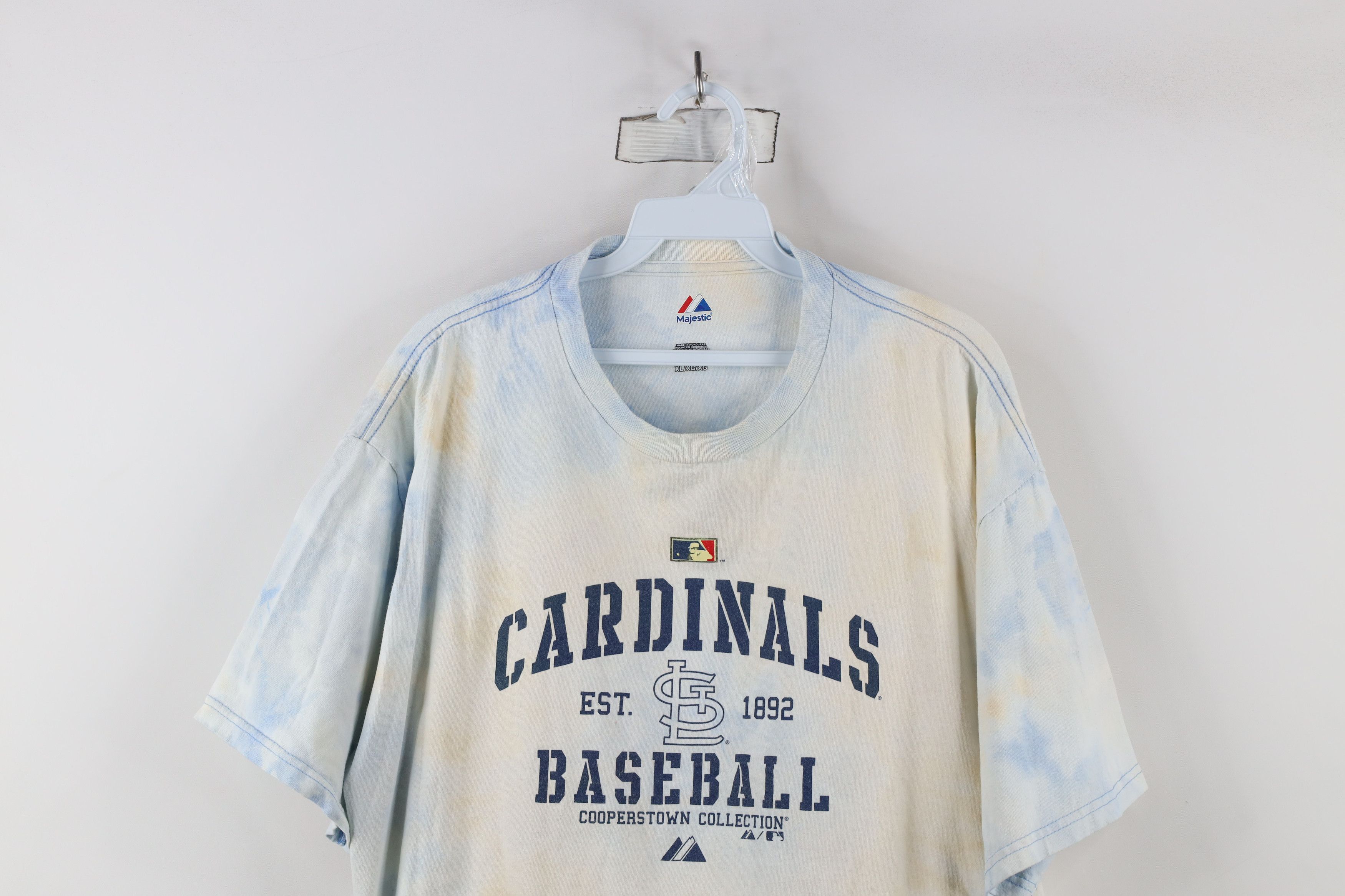Majestic × Vintage Vintage Y2K Majestic St Louis Cardinals Baseball T-Shirt Size US XL / EU 56 / 4 - 2 Thumbnail
