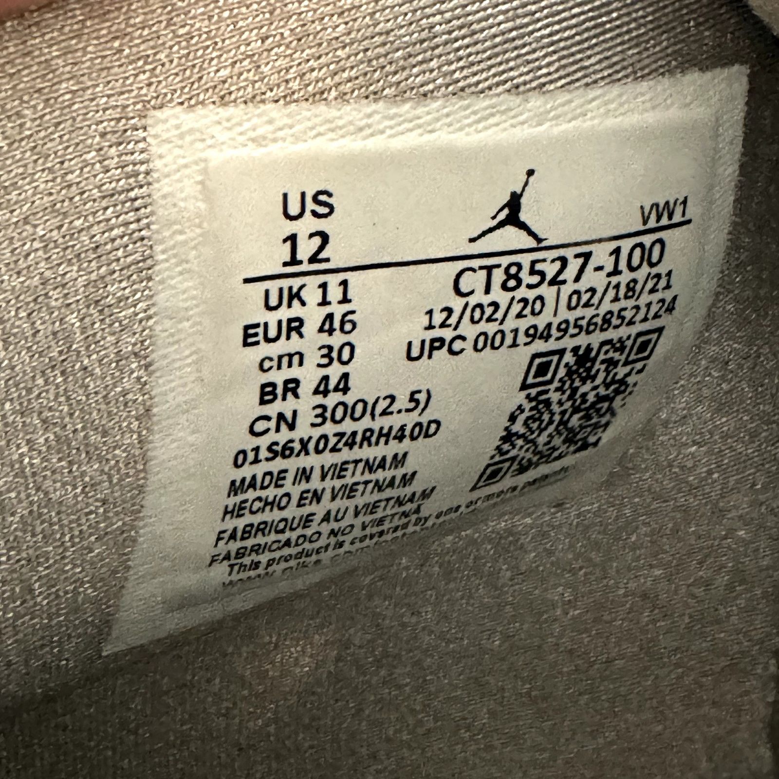 Jordan Brand × Nike Size 12 - Nike Air Jordan 4 Retro White Oreo Men's Shoes Size US 12 / EU 45 - 8 Thumbnail