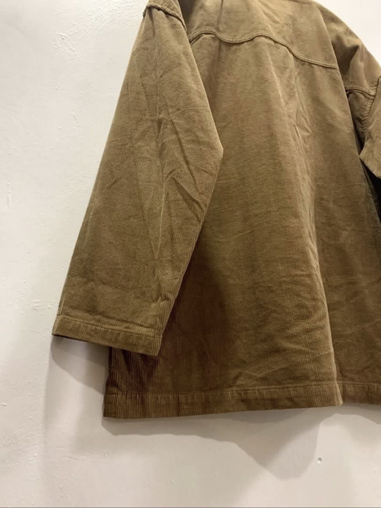 Ne-Net NÉ-NET “NYA CAT” EMBROIDERED LOGO - CORDUROY WORK JACKET Size US L / EU 52-54 / 3 - 6 Thumbnail