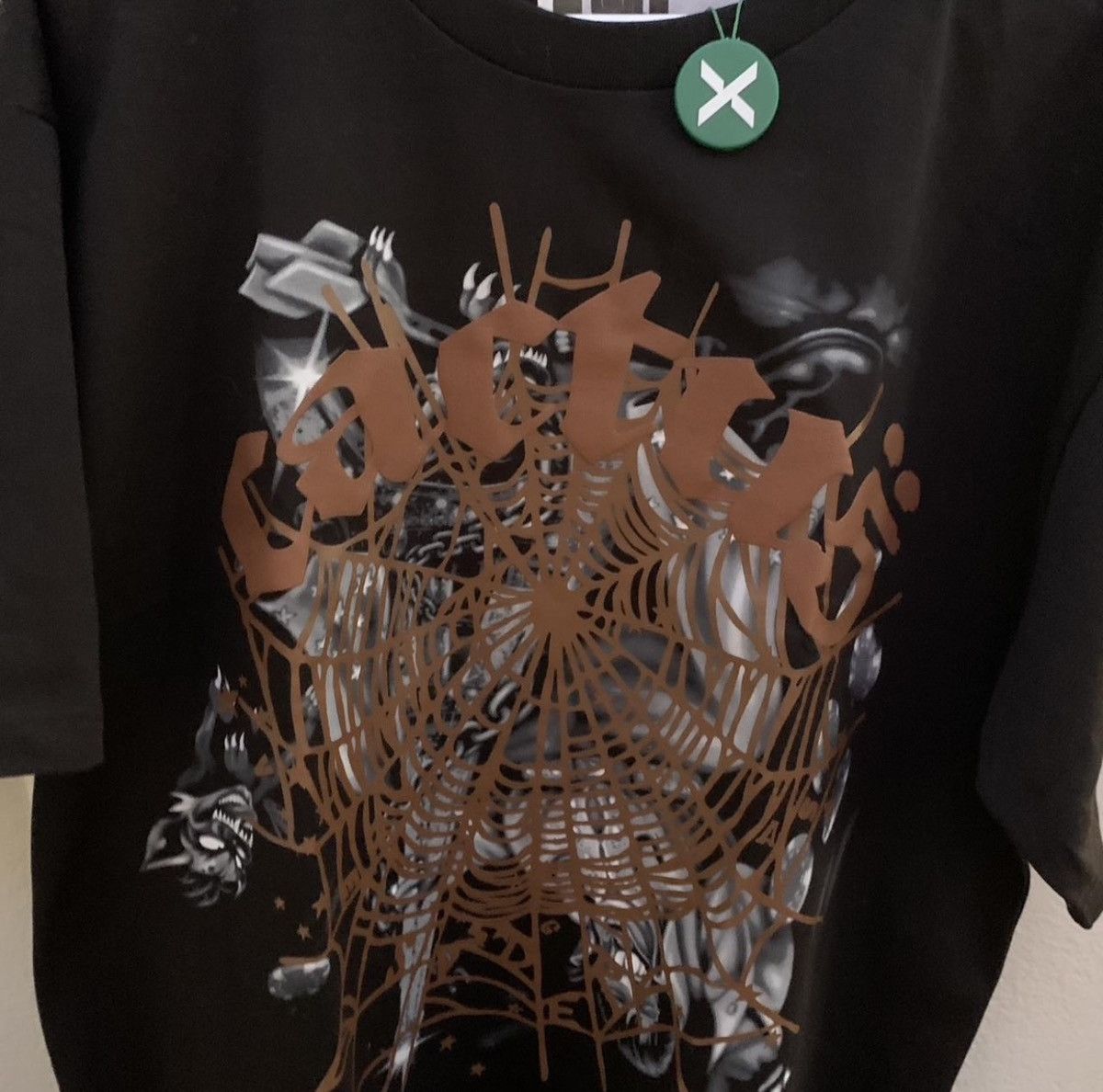 Travis Scott Travis Scott X Sp5der Web Tshirt Size US XL / EU 56 / 4 - 2 Thumbnail