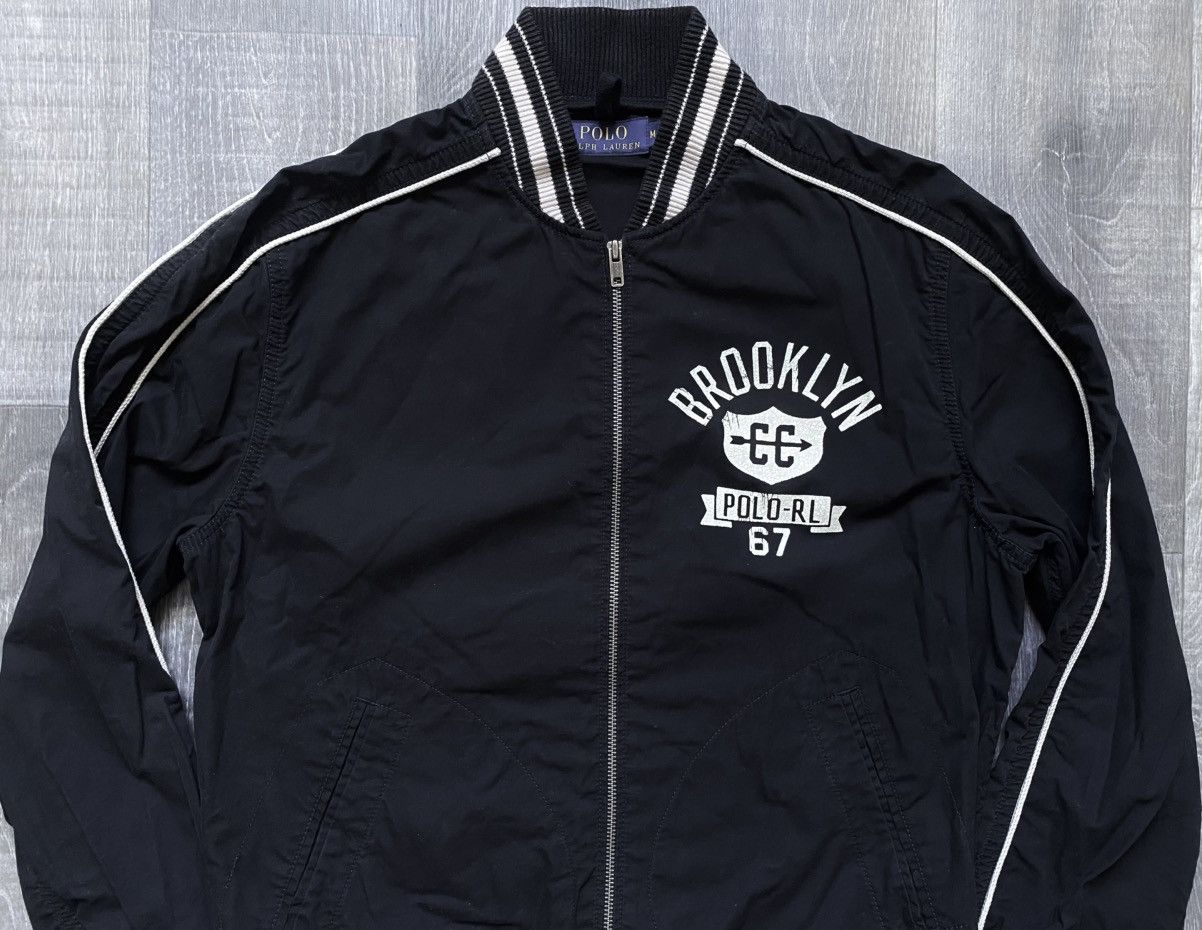 Polo Ralph Lauren Polo Ralph Lauren RL Brooklyn 67 Black Bomber College Jacket Size US M / EU 48-50 / 2 - 7 Thumbnail