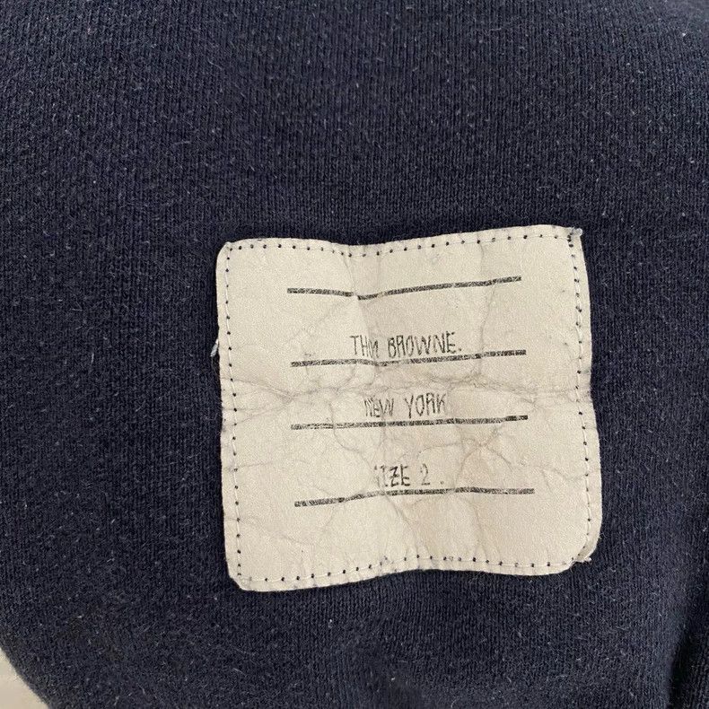 Thom Browne Thom Browne Size 2 Four-striped navy blue sweatpants 2503 Size US 30 / EU 46 - 4 Thumbnail